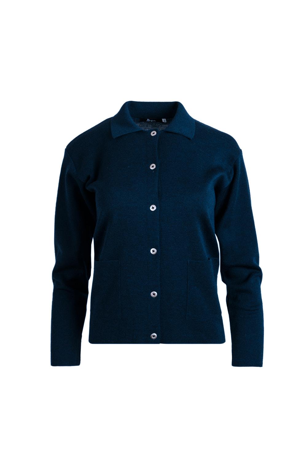 Block-neulepaita, Navy, M/L, 1 LK, #7631