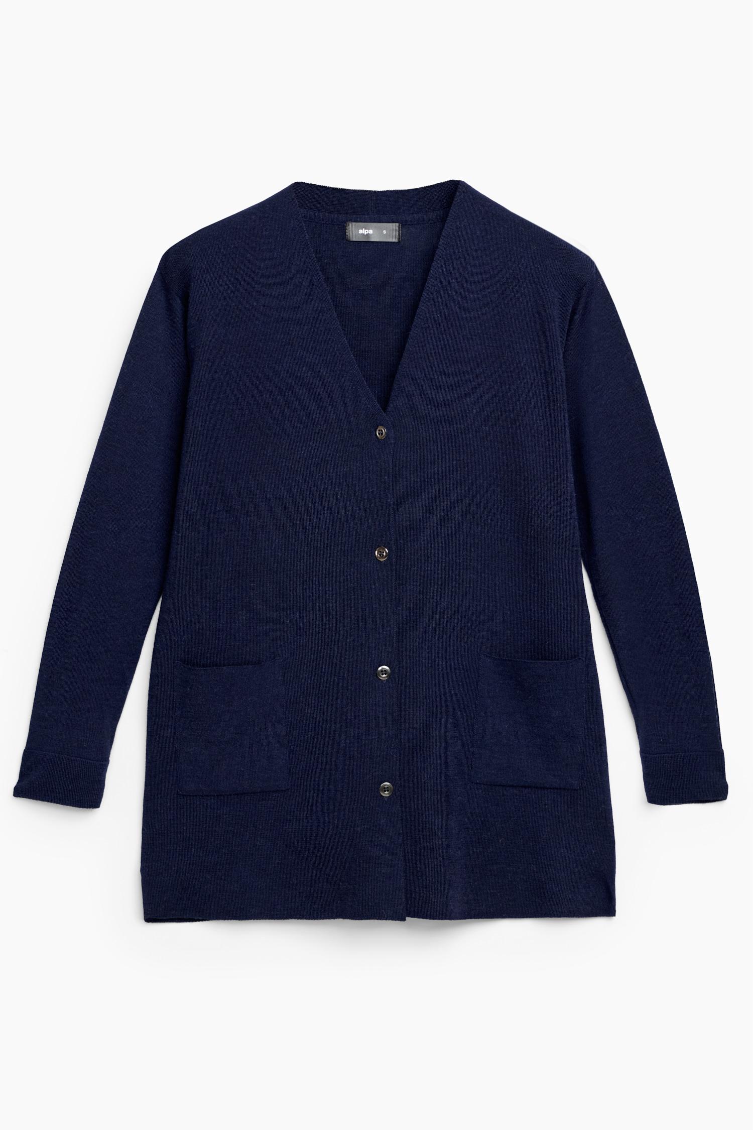 Drop-neuletakki, navy