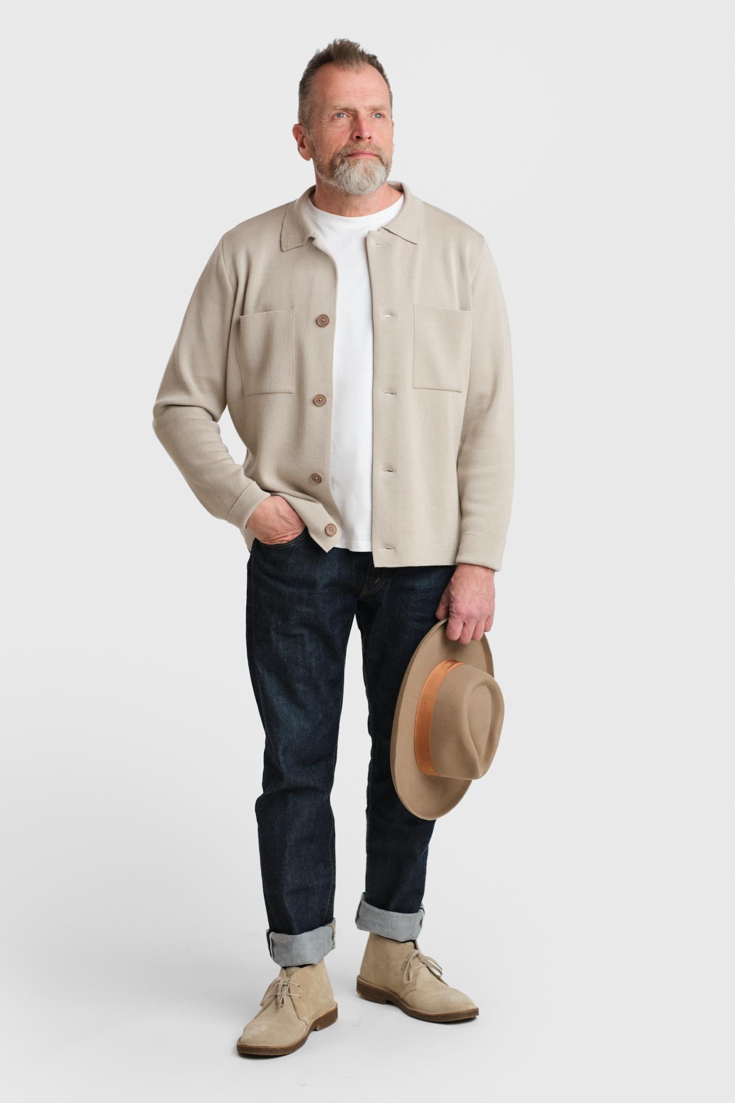 Forte-paitatakki, viileä beige