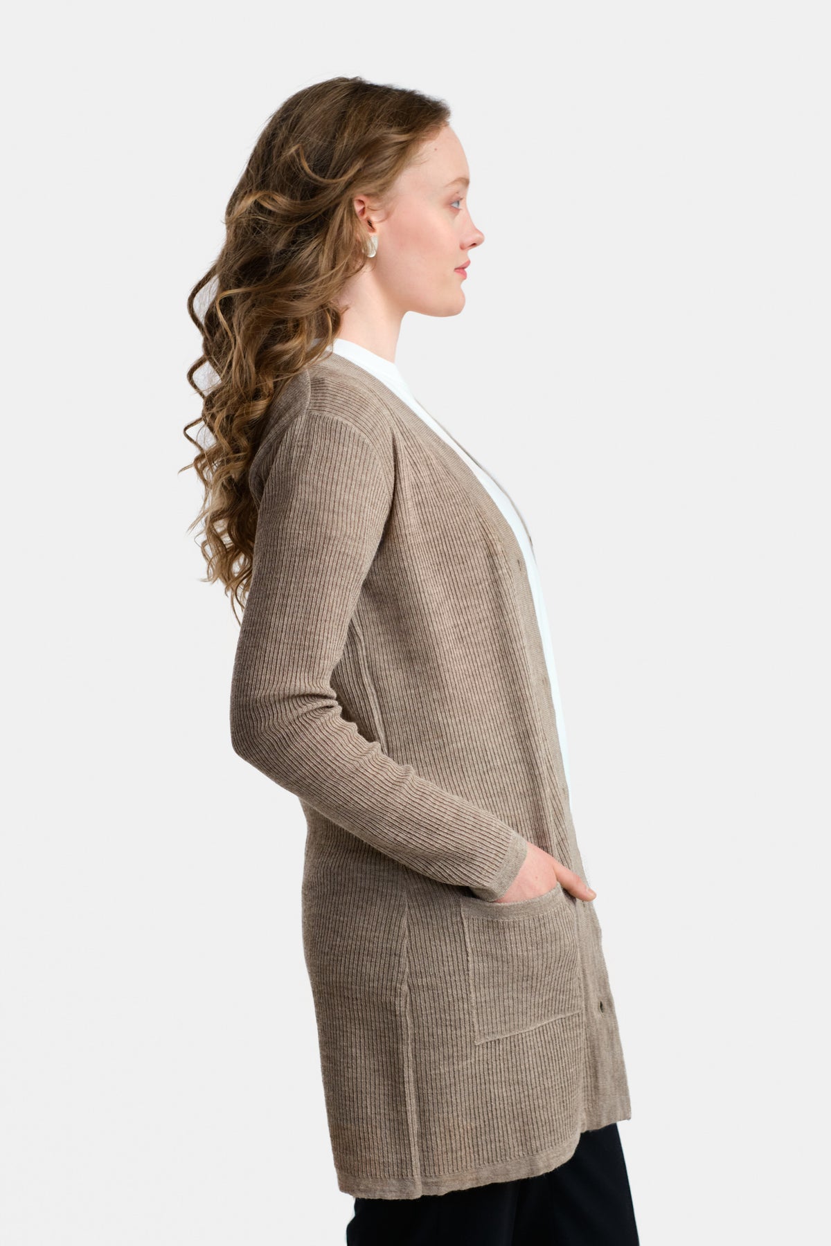 Rain 2.0-neuletakki, Greige, S, 2 LK, #7567