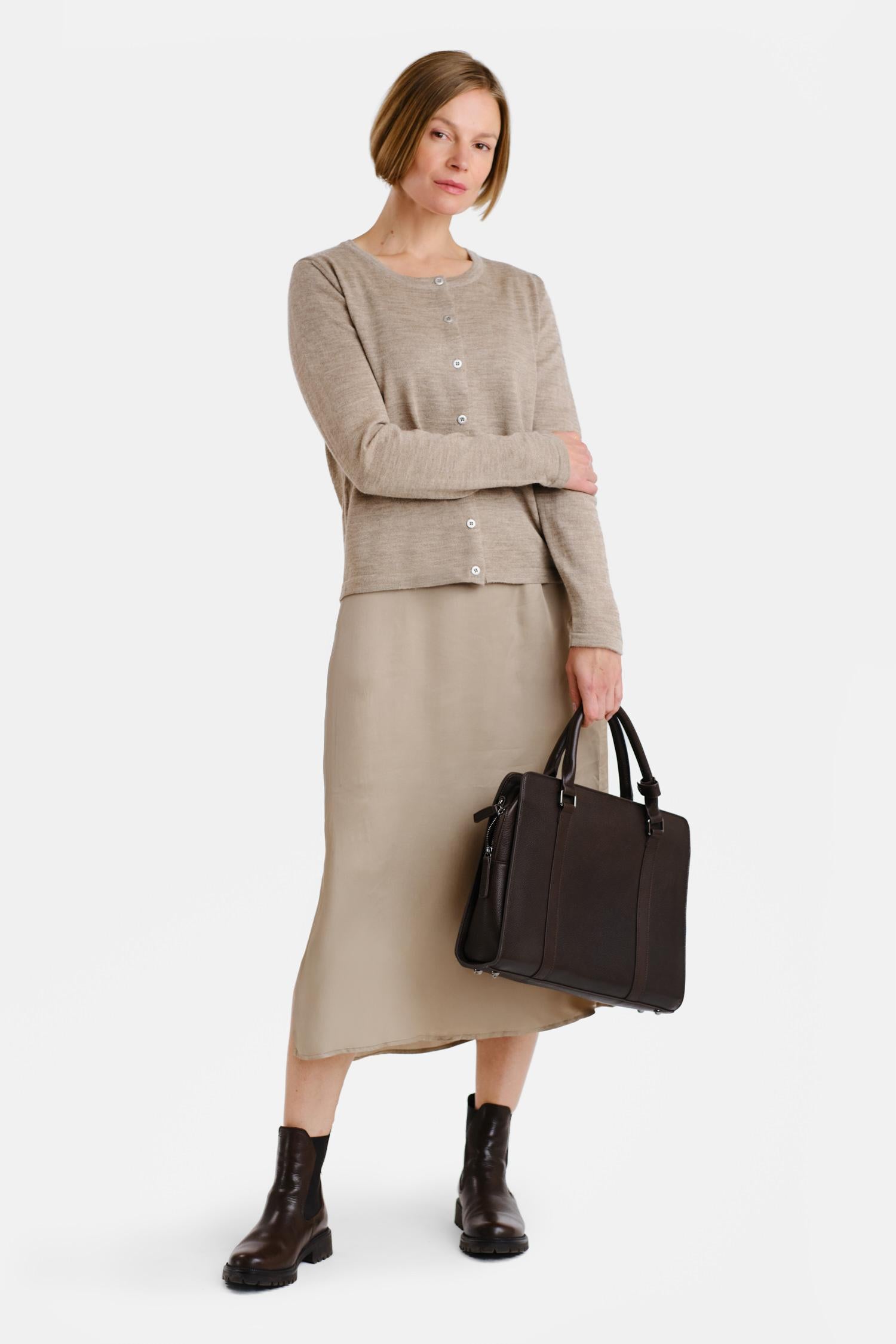 Serene-neuletakki 2.0, greige