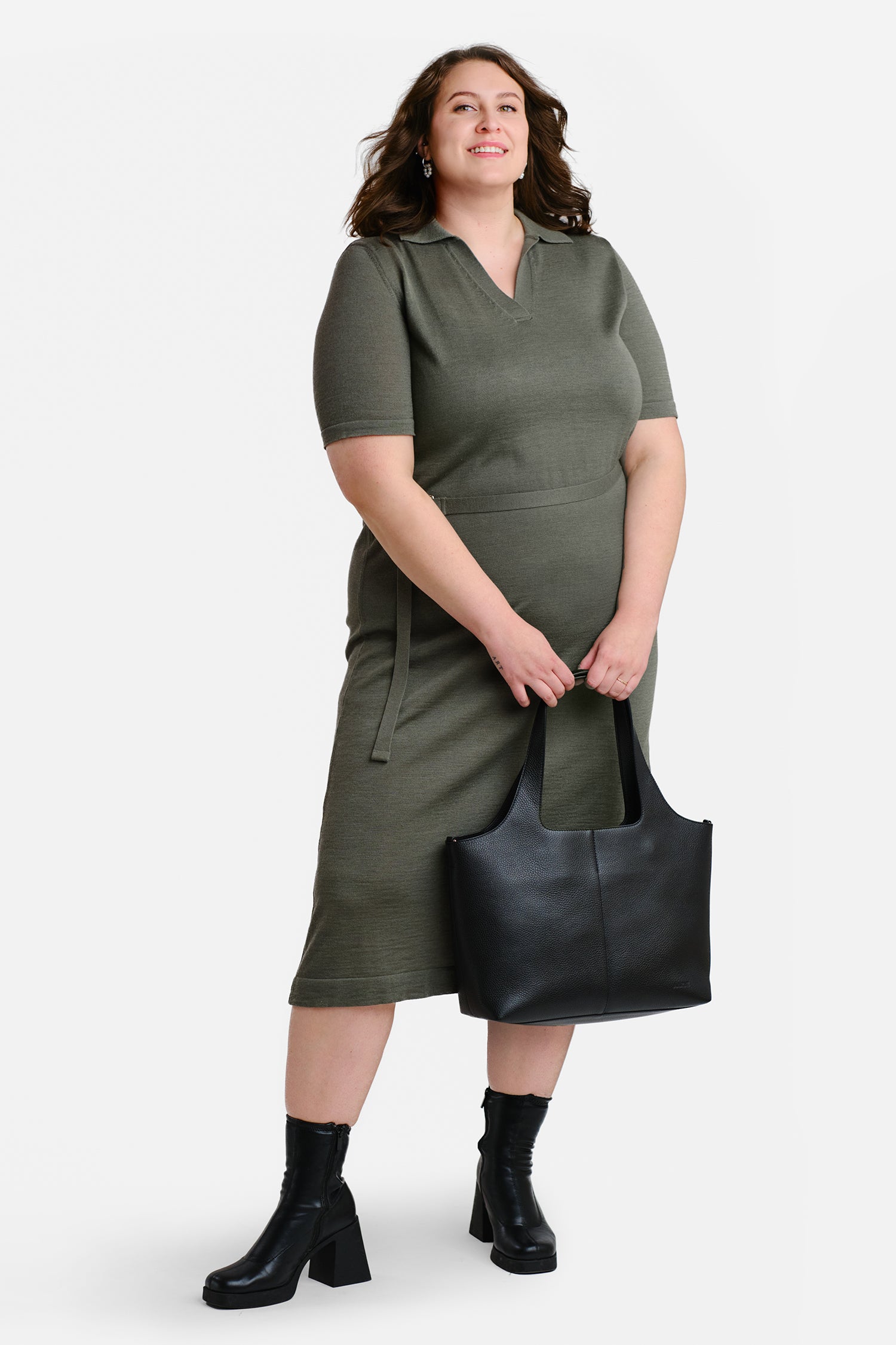 Voyage-neulemekko, Khaki, S, 1 LK, #7272