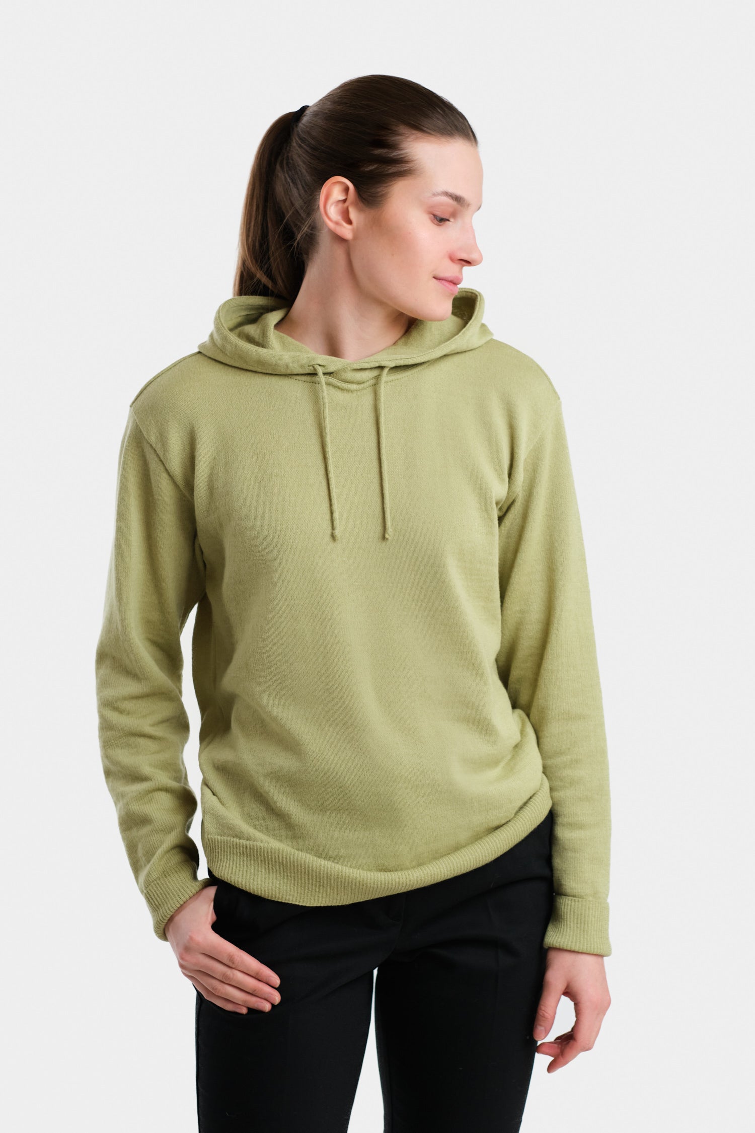 Hoodie-neulehuppari, päärynä