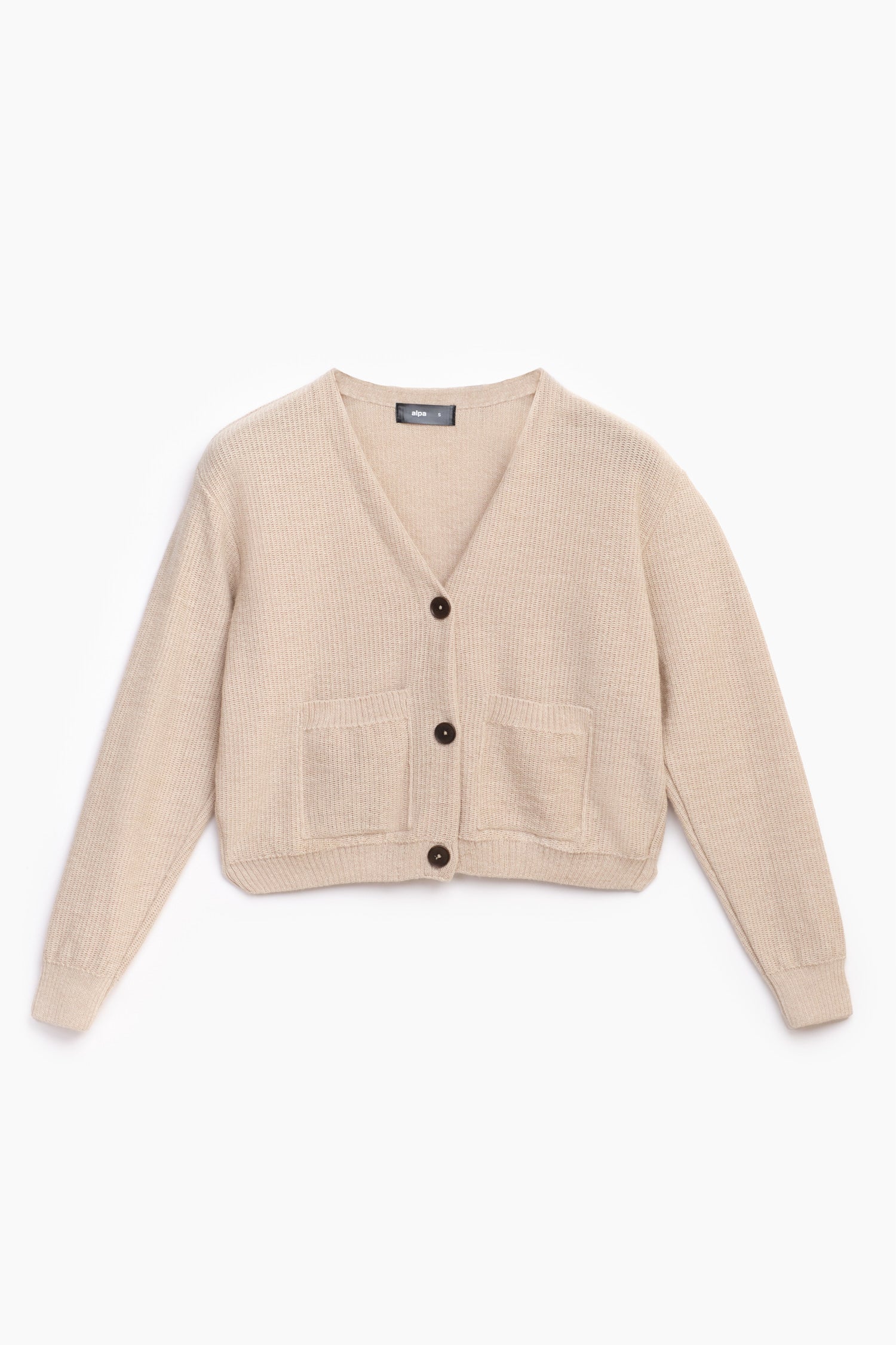 Petiole-neuletakki, beige