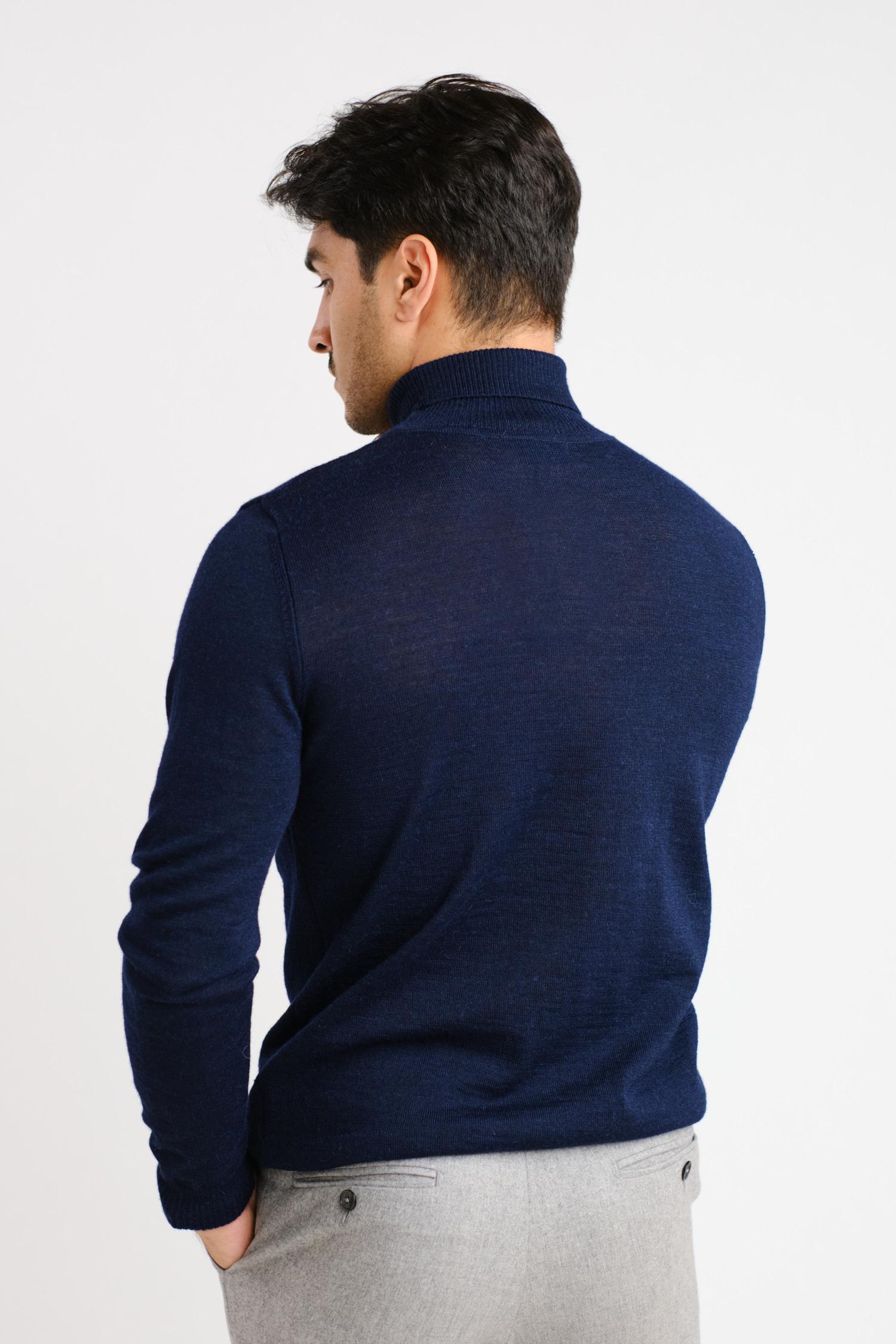 Roll Neck -pooloneule, navy