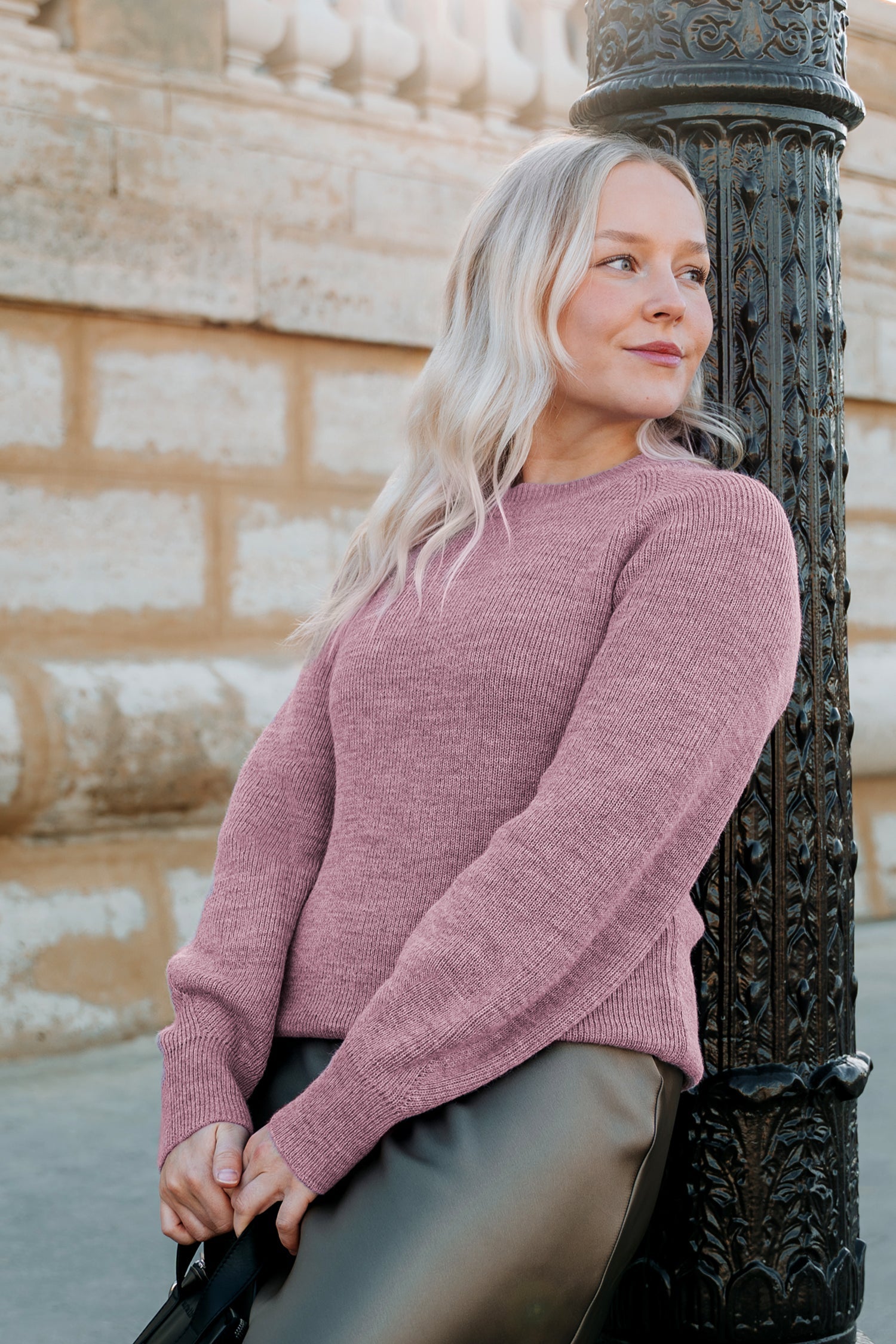Moment-neulepusero, Roosa, XS, 1 LK, #7310