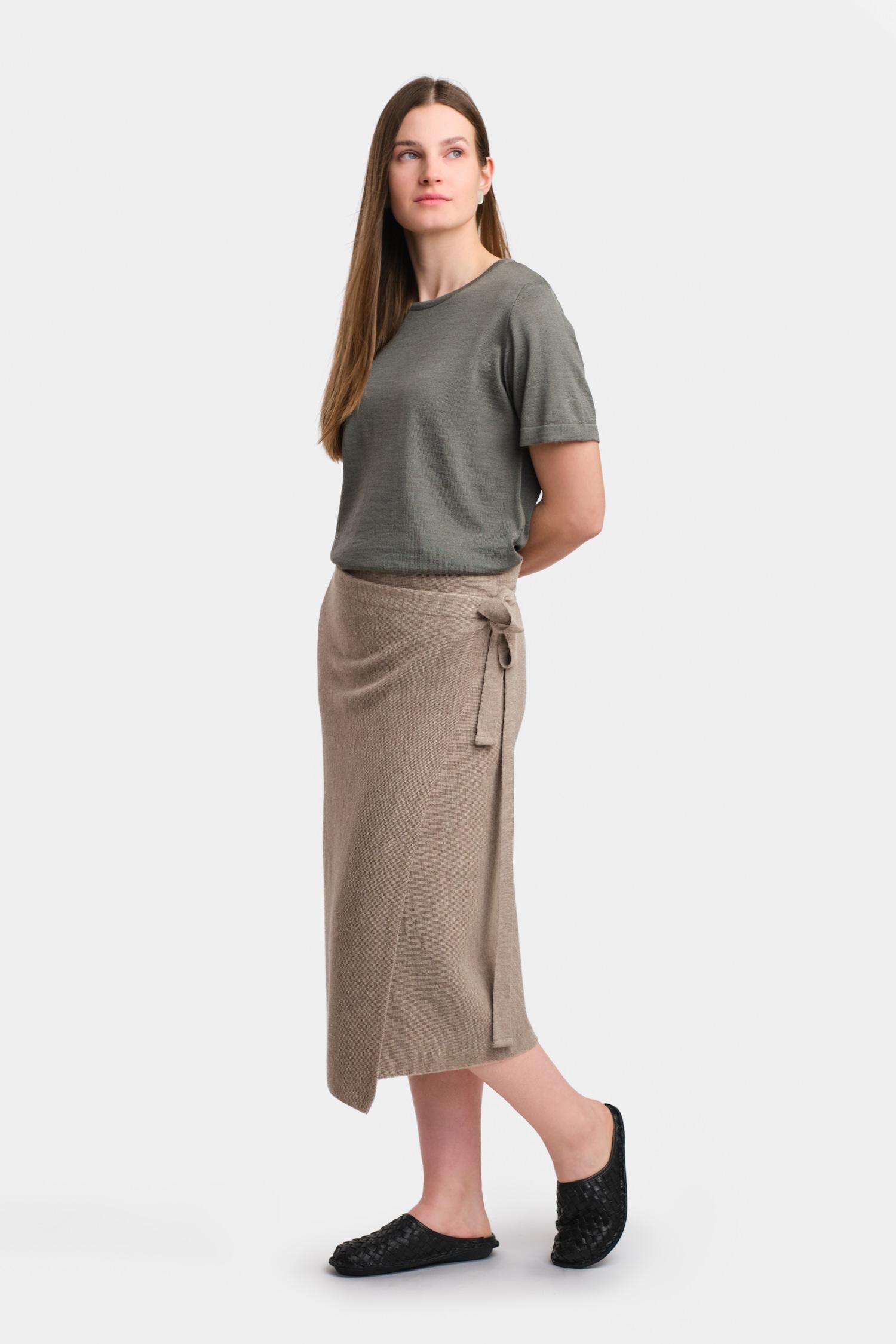 Simple t-paita, khaki
