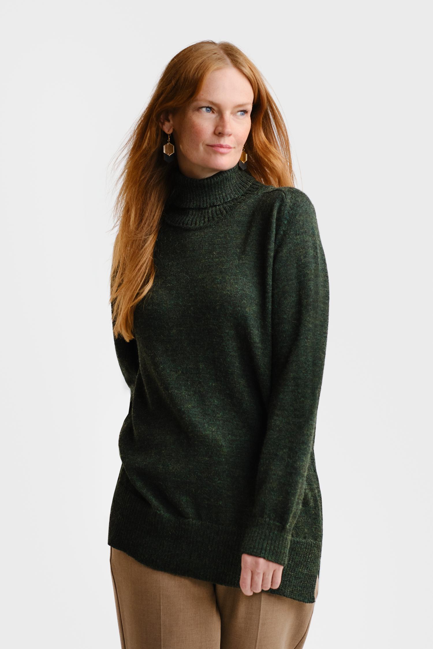 Mellow-pooloneule, Metsänvihreä, XL/XXL, 1 LK, #7512