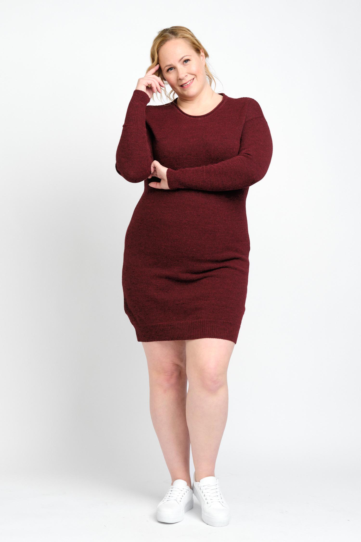 Chilly-neulemekko, Burgundi, XS, 2 LK, #6827