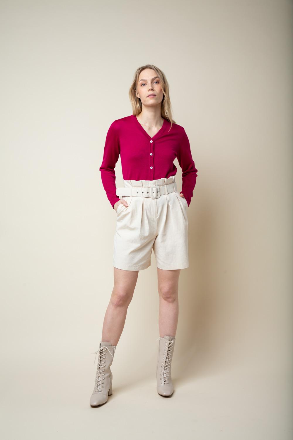 Silent-neuletakki, Fuksia, XXL, 2 LK, #7674