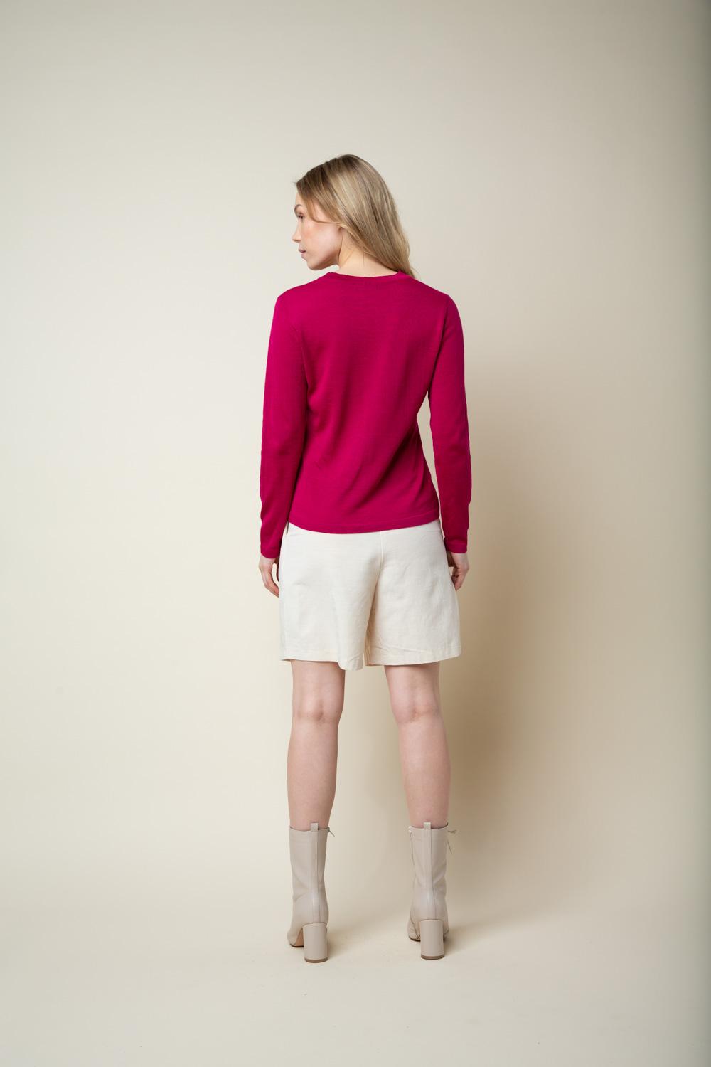 Silent-neuletakki, Fuksia, XXL, 2 LK, #7674