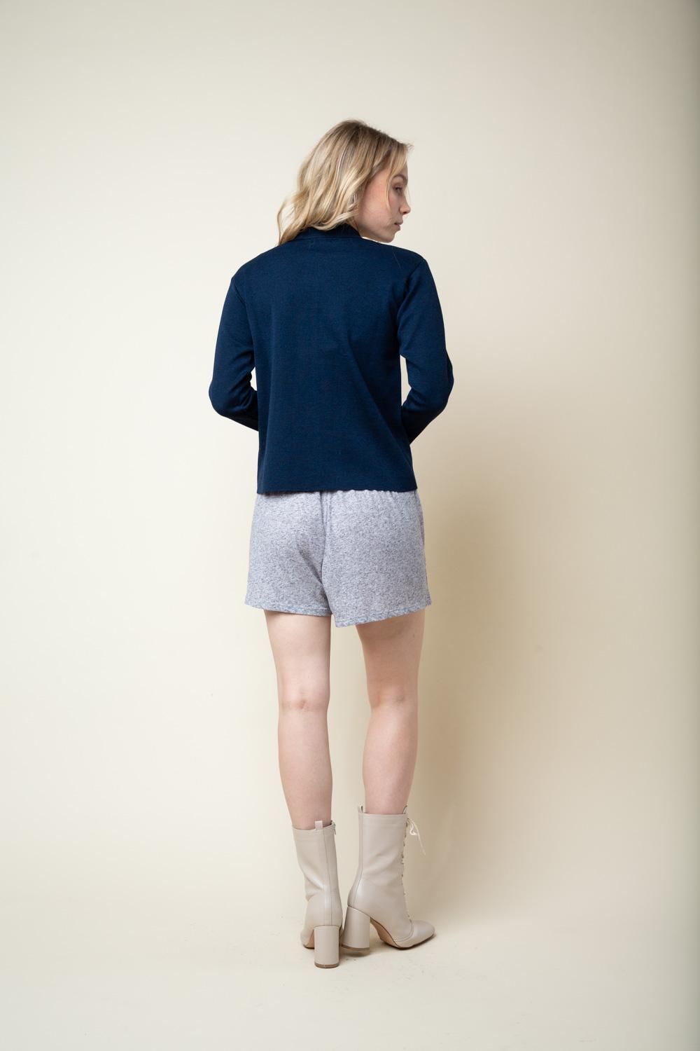 Block-neulepaita, Navy, M/L, 1 LK, #7631