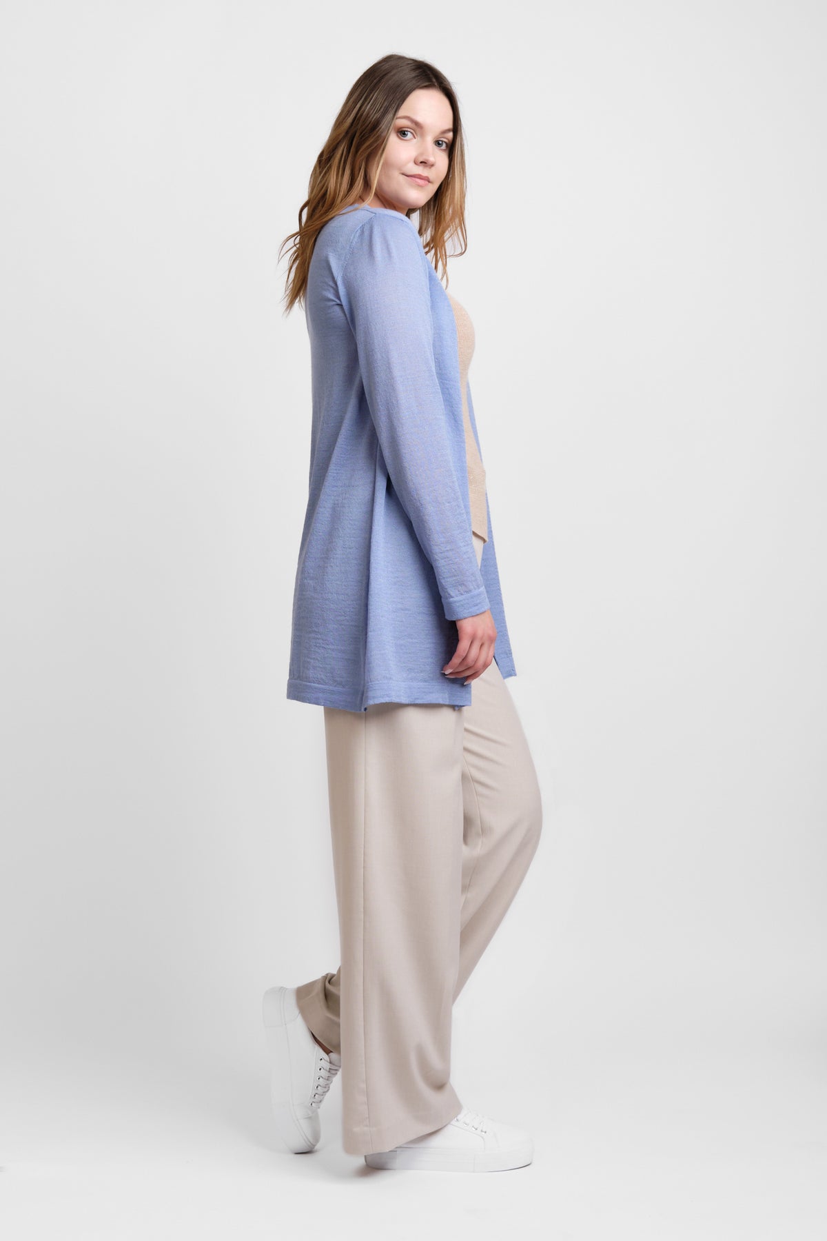 Breeze-neuletakki, Vaaleansininen, XS, 1 LK, #7633