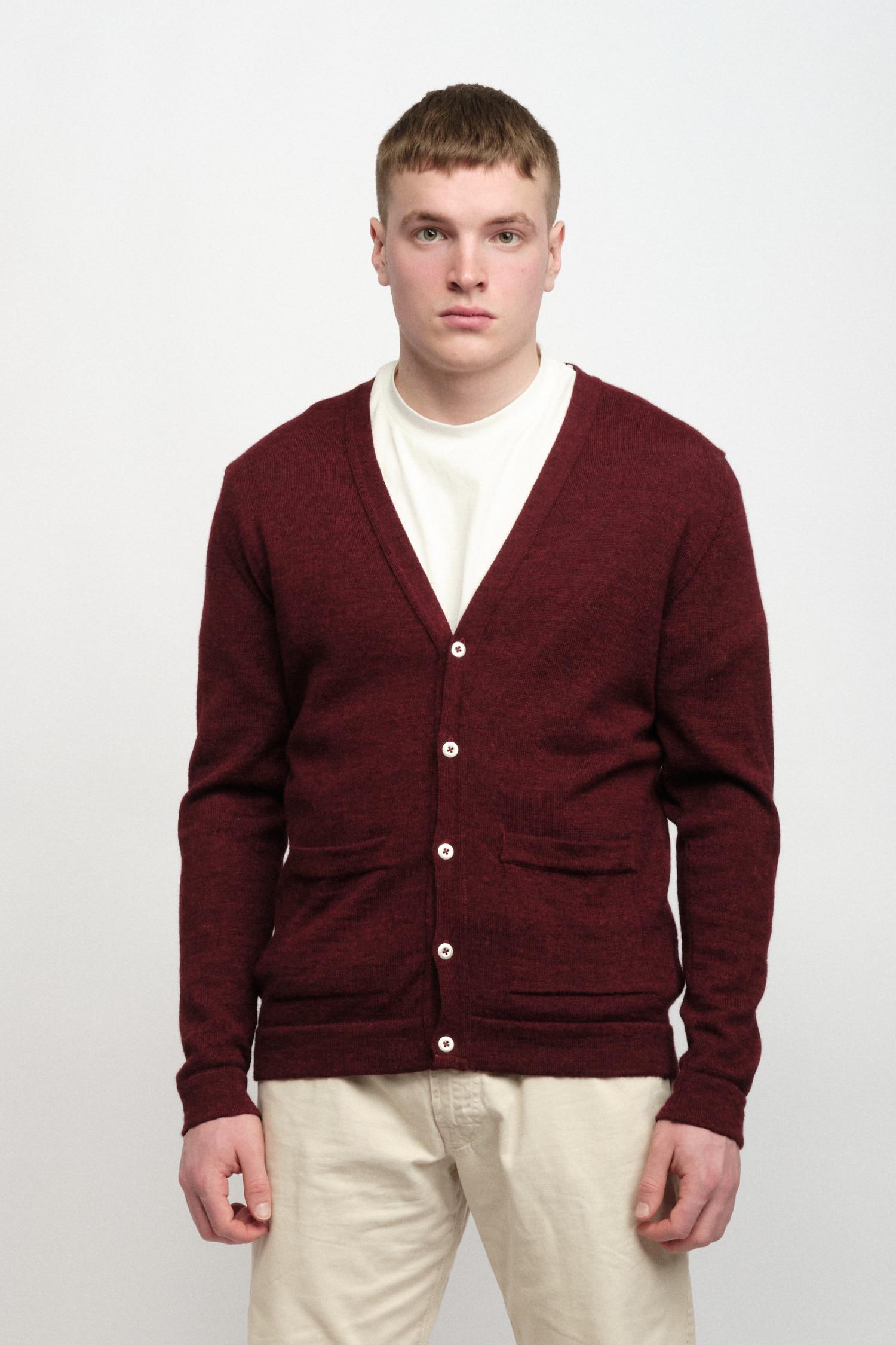 Stone-neuletakki, Burgundi, M, 1 LK, #7223