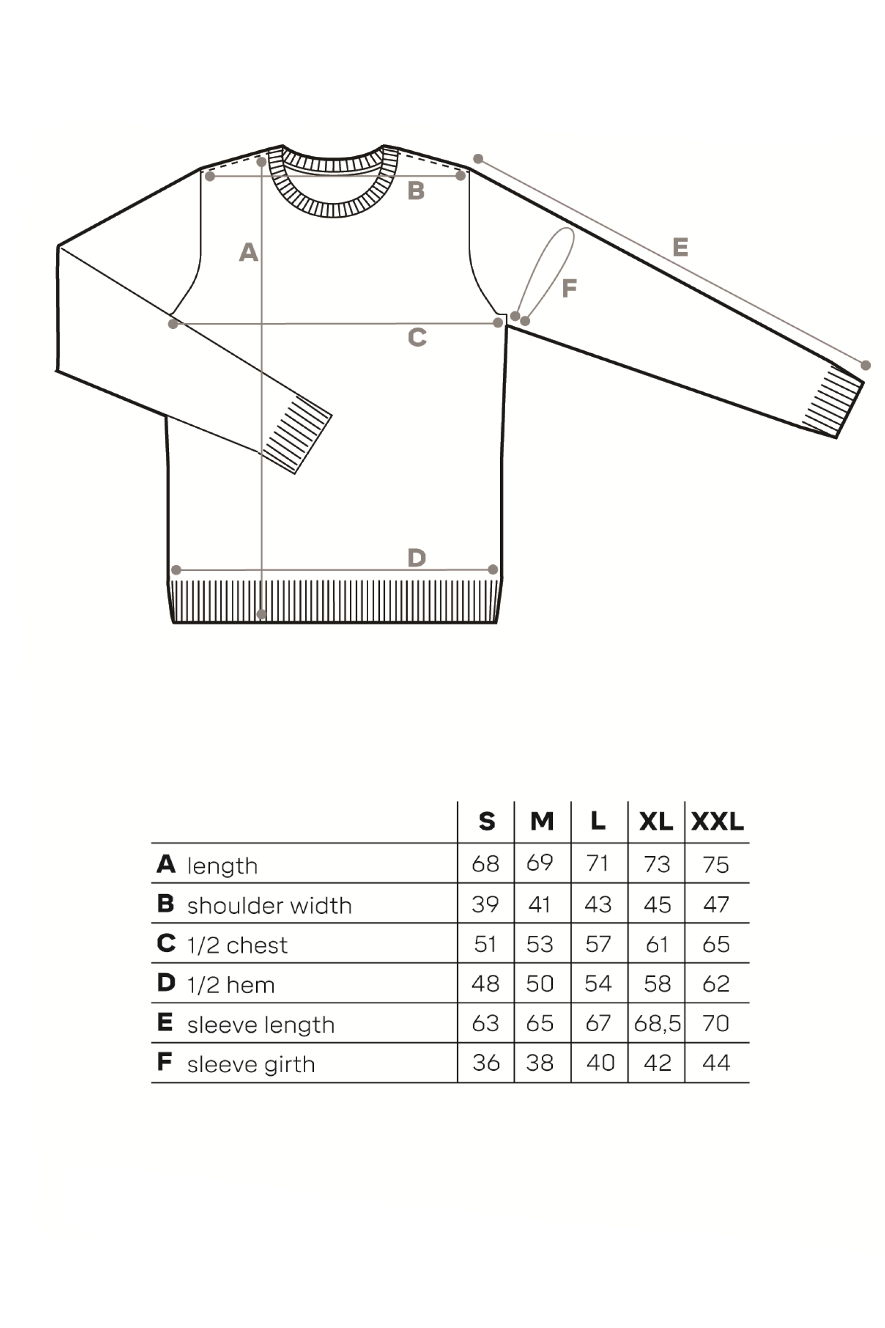 Size chart image 1