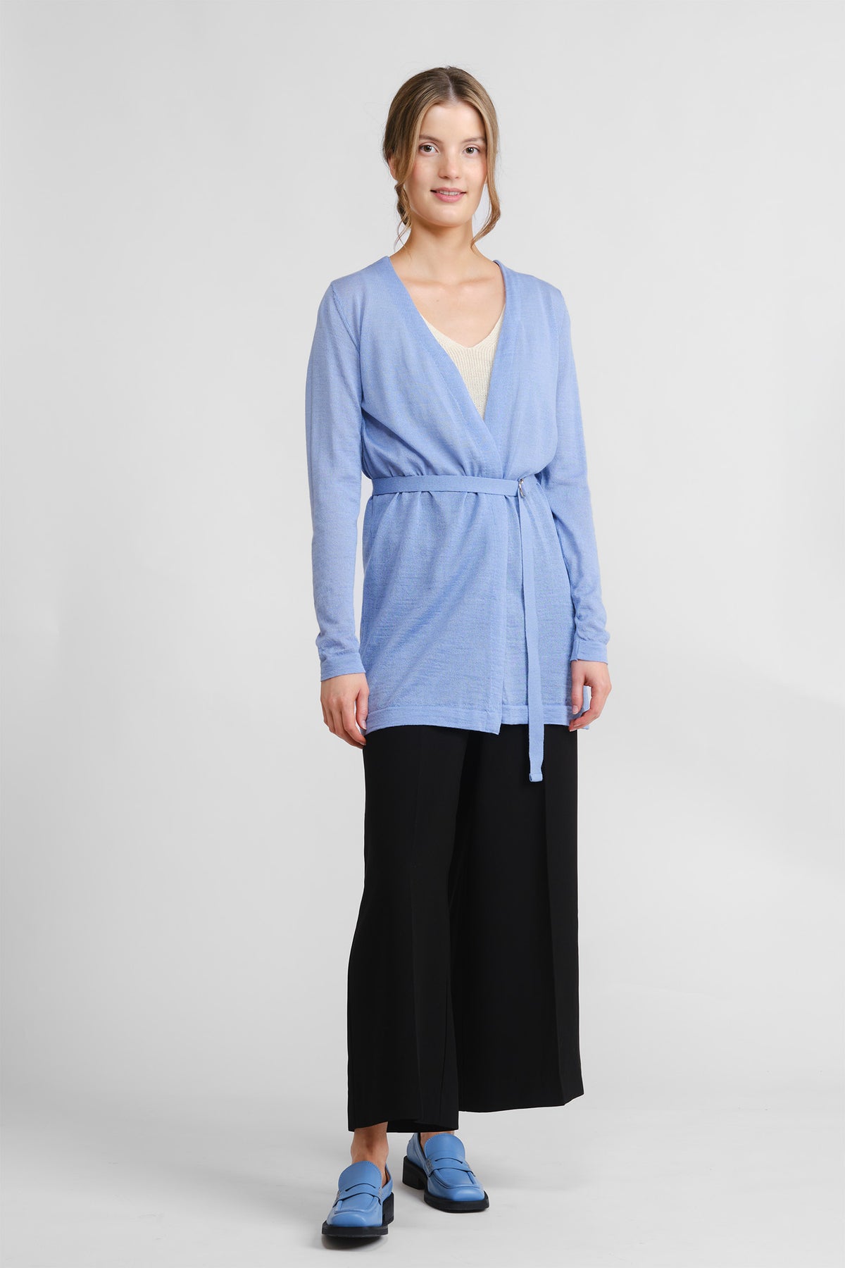 Breeze-neuletakki, Vaaleansininen, XS, 1 LK, #7633