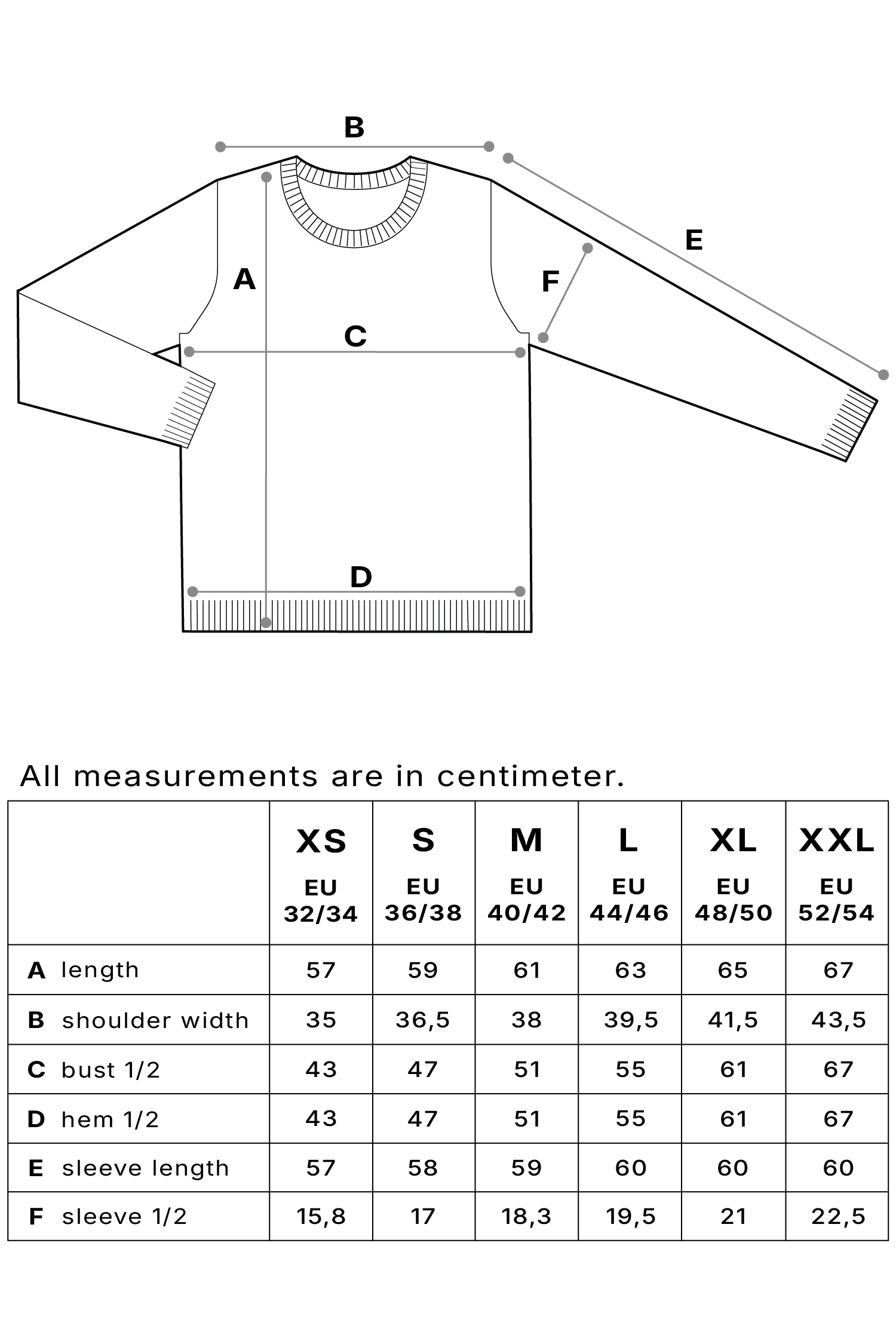 Size chart image 1