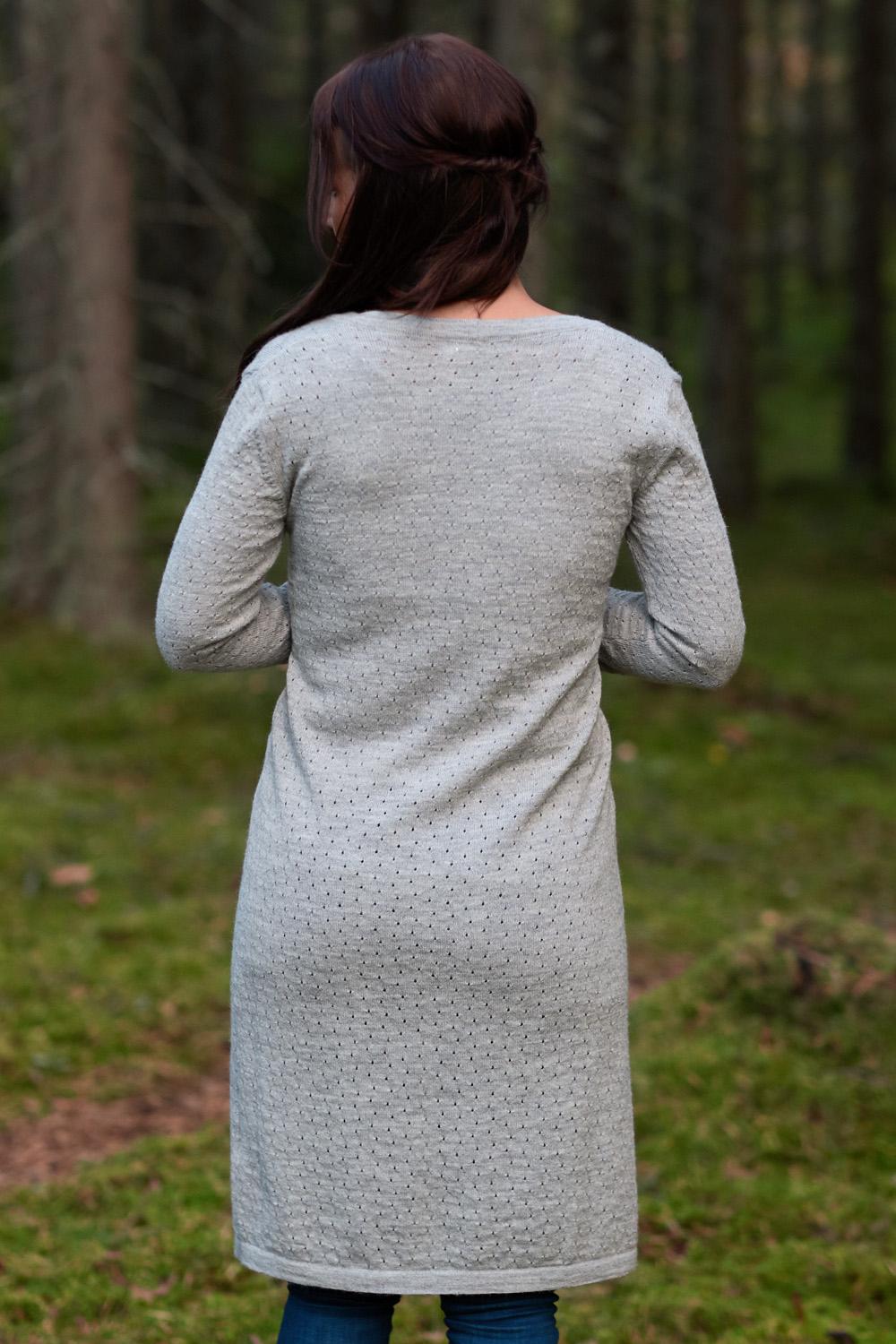 Mild-neuletakki, Vaaleanharmaa, XS, 1 LK, #7519