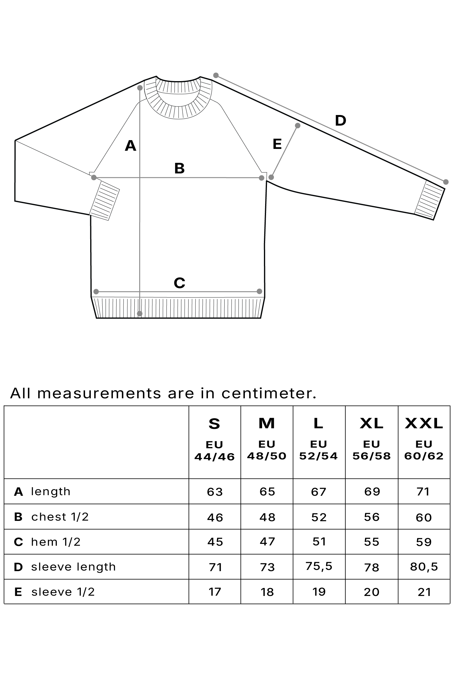 Size chart image 1