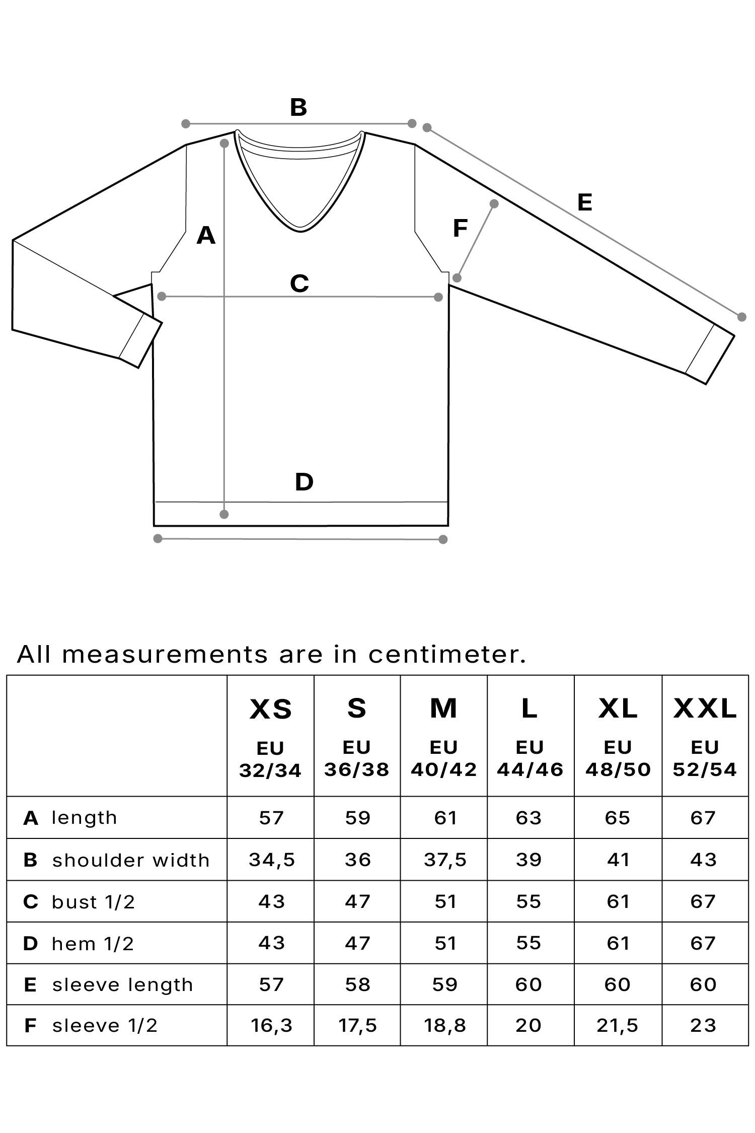Size chart image 1