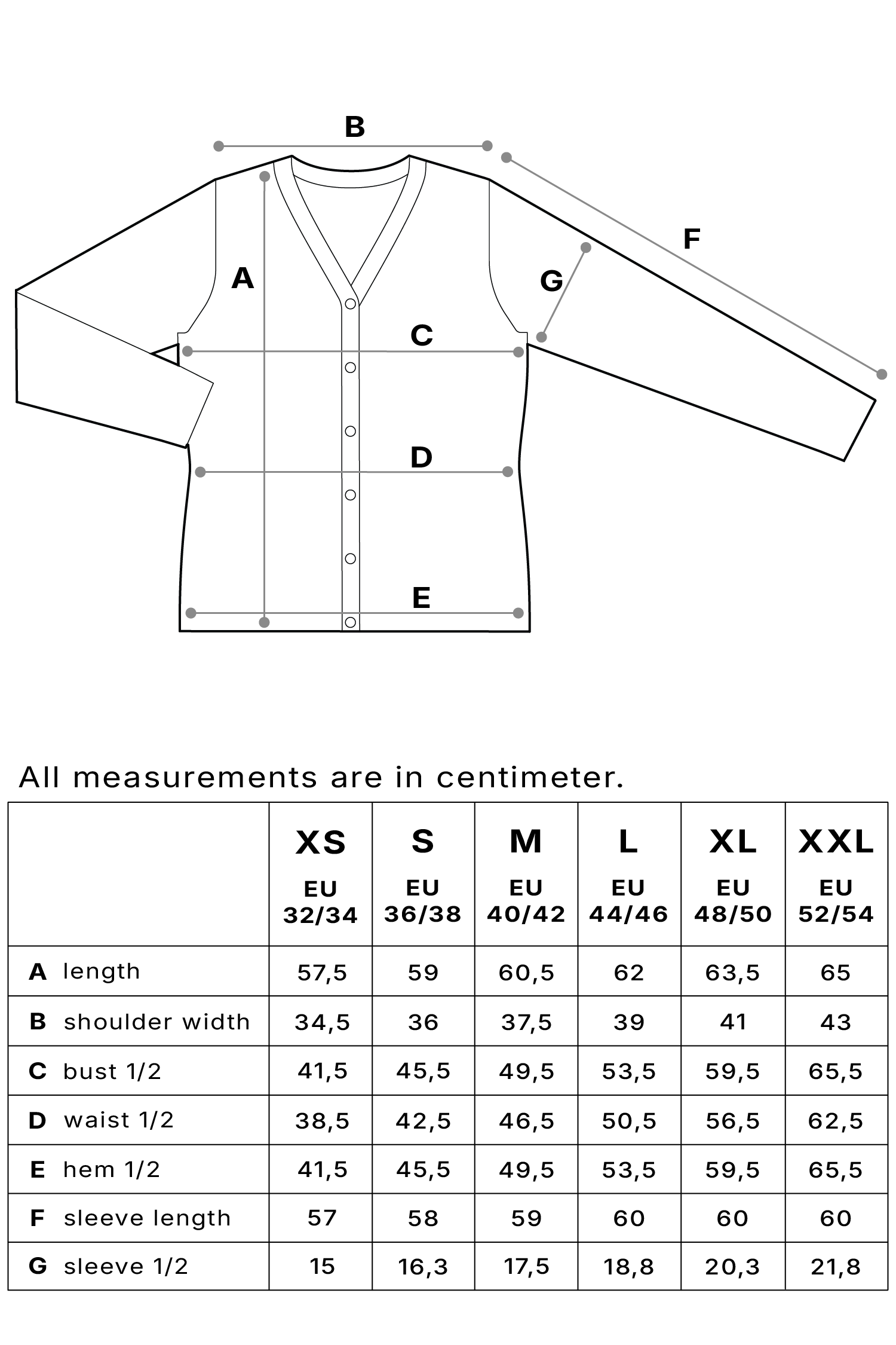 Size chart image 1