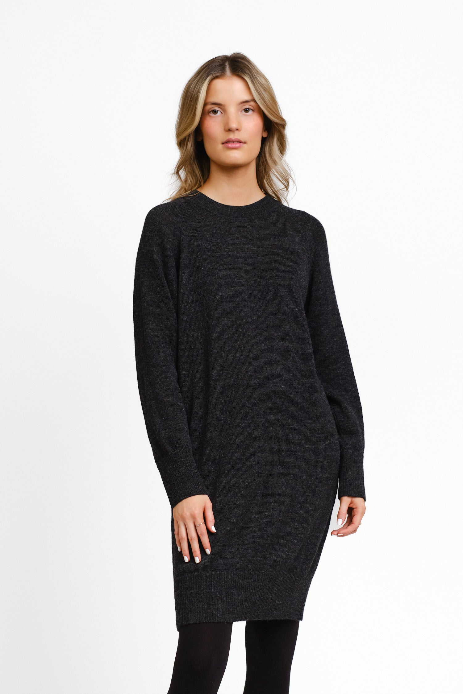 Shine-neulemekko, Hiilenharmaa, M, 1 LK, #5550