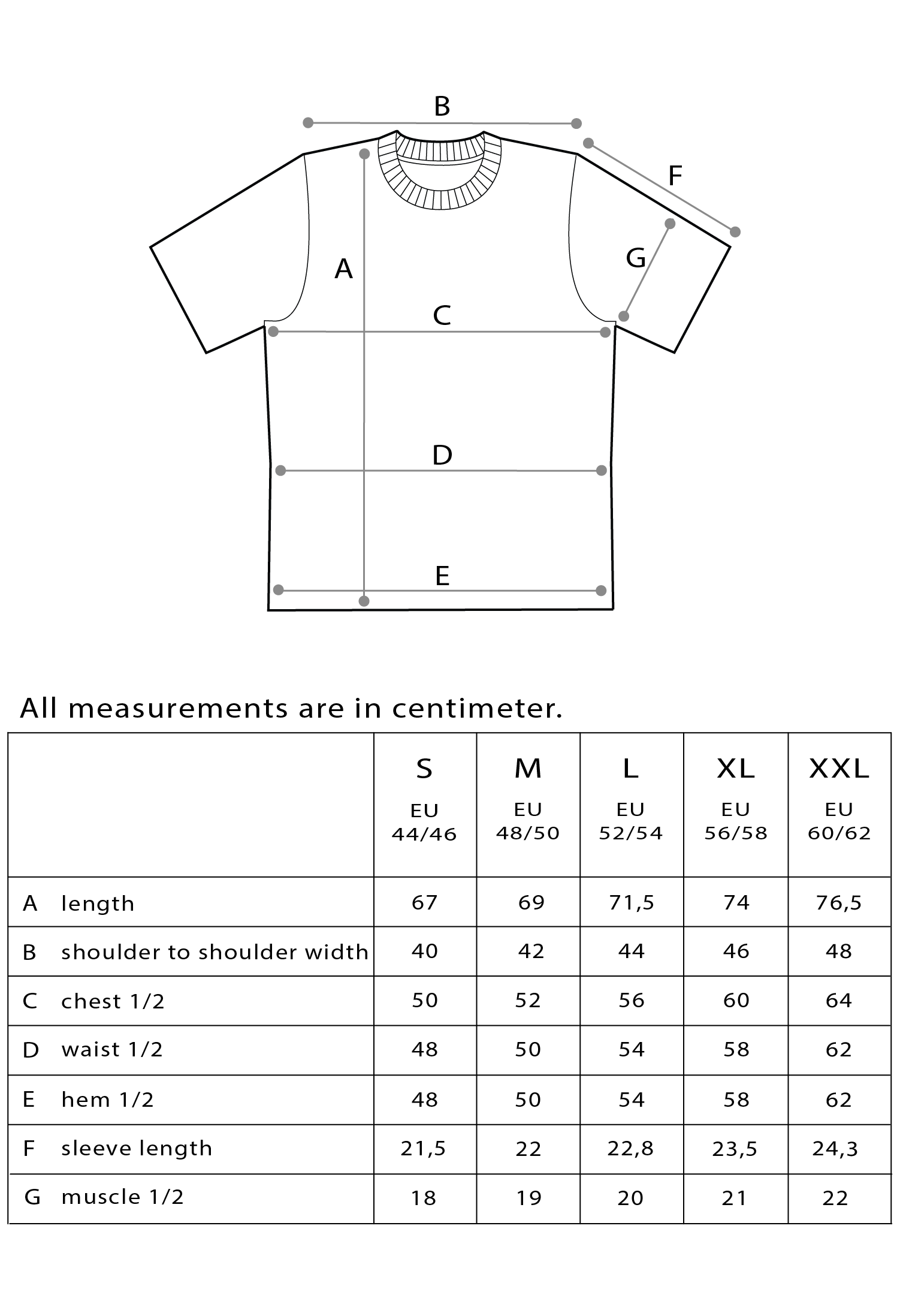 Size chart image 1