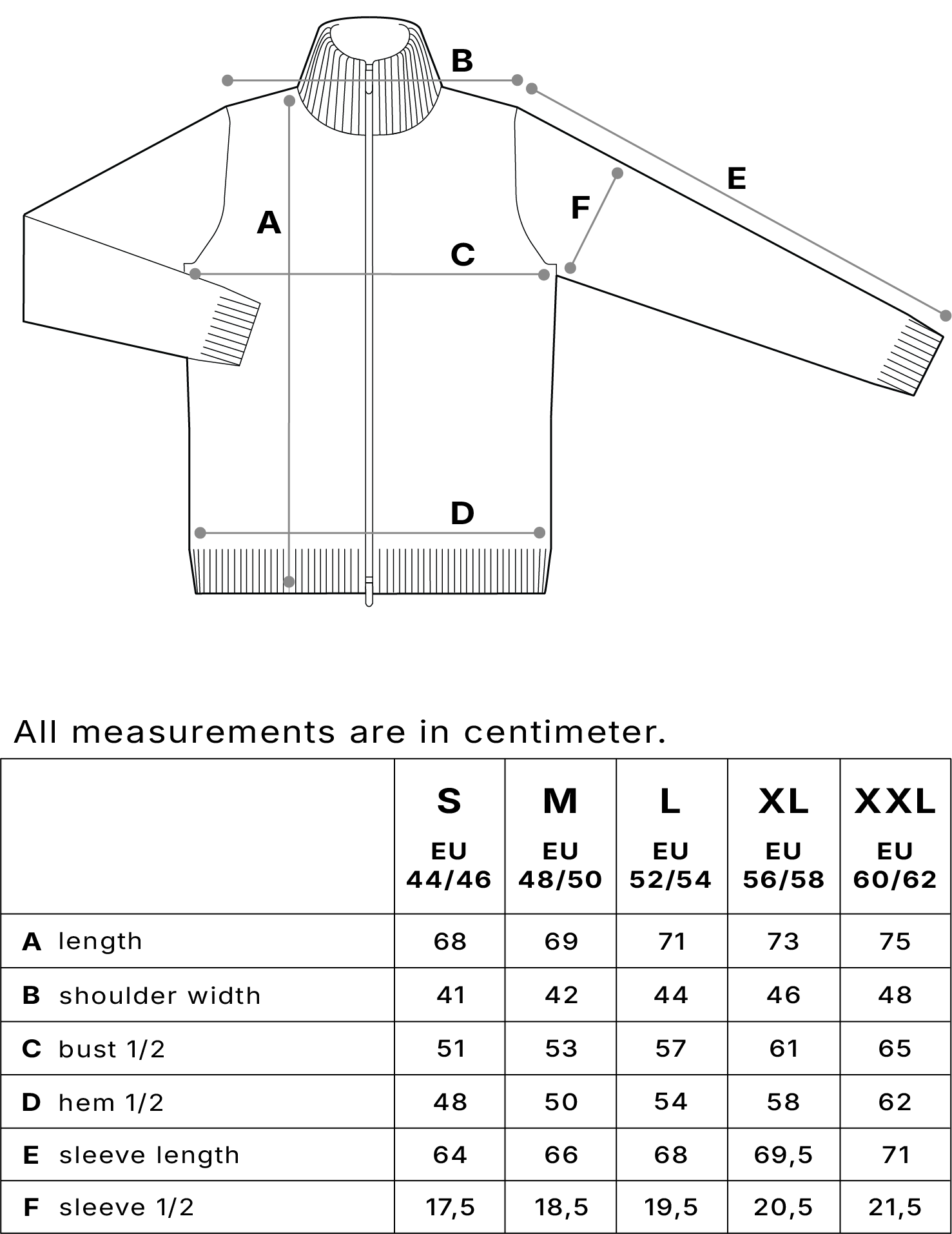 Size chart image 1