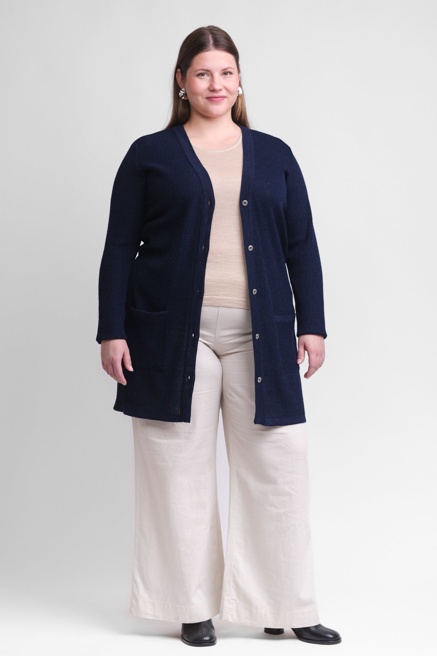 Rain 2.0-neuletakki, Navy, M, 1 LK, #7525