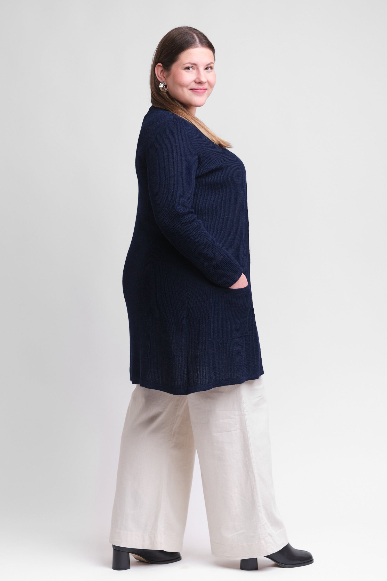 Rain 2.0-neuletakki, Navy, M, 1 LK, #7525