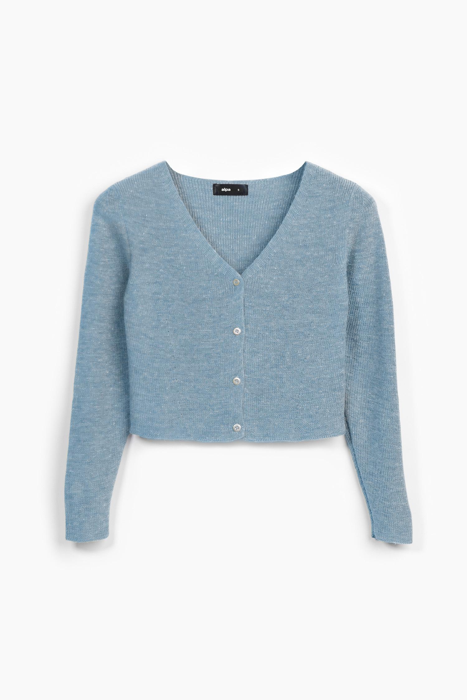 Daisy-neuletakki, Vaaleansininen, XL, 1 LK, #7527