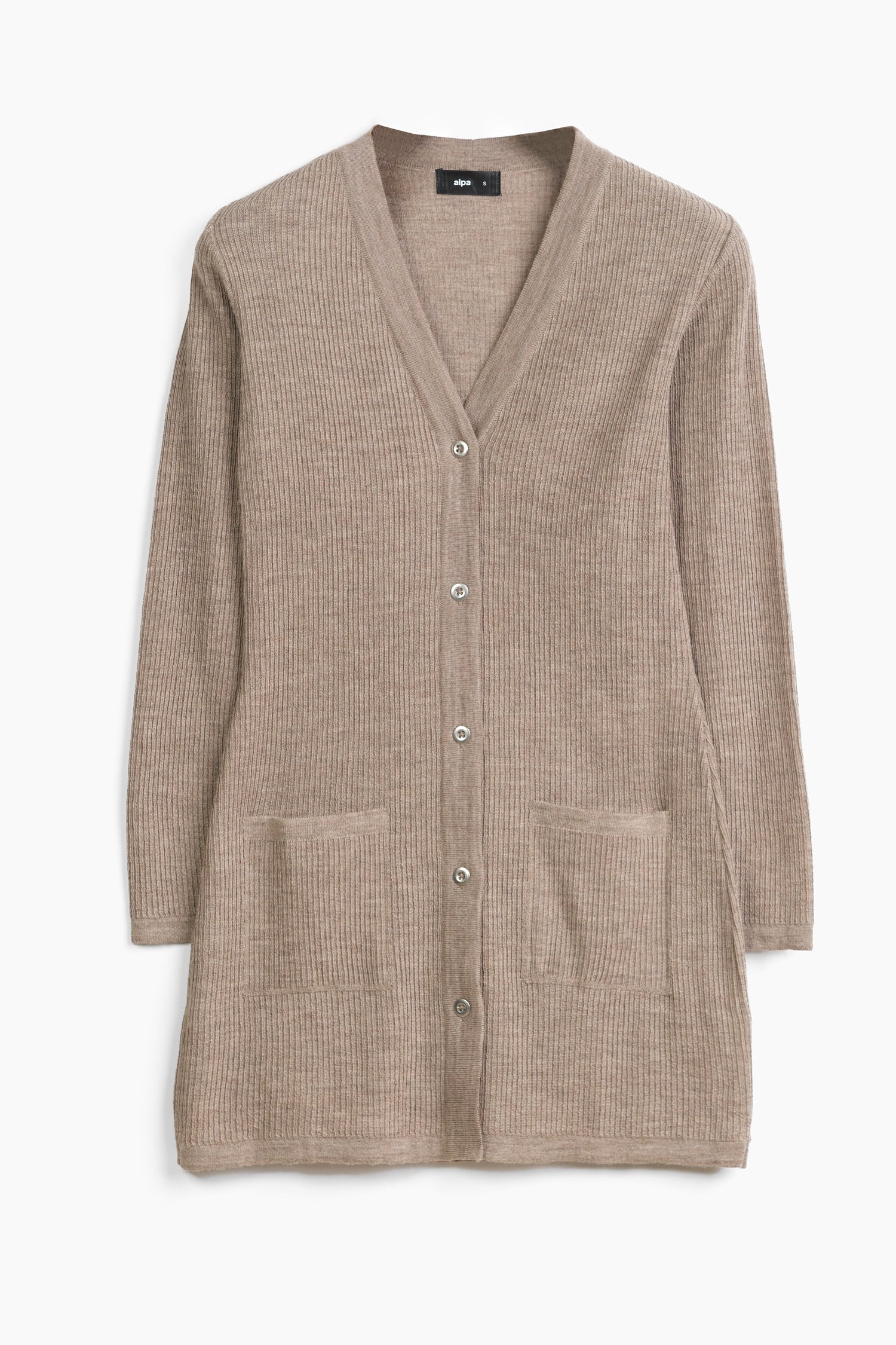 Rain-neuletakki, Greige, XS, 1 LK, #5107