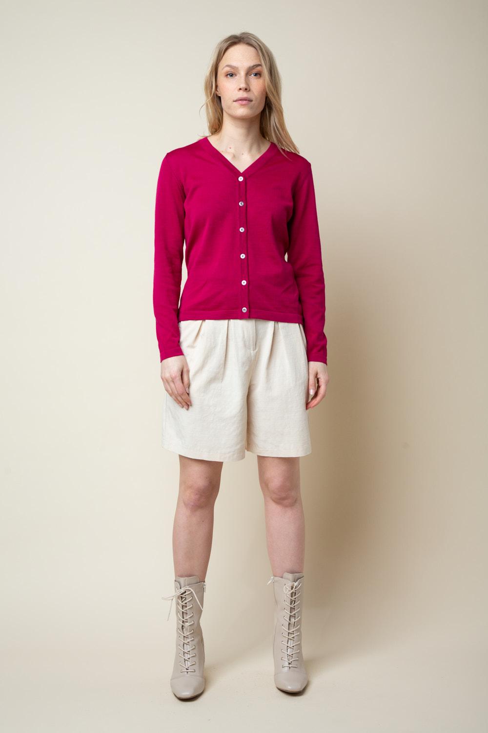 Silent-neuletakki, Fuksia, XXL, 2 LK, #7674