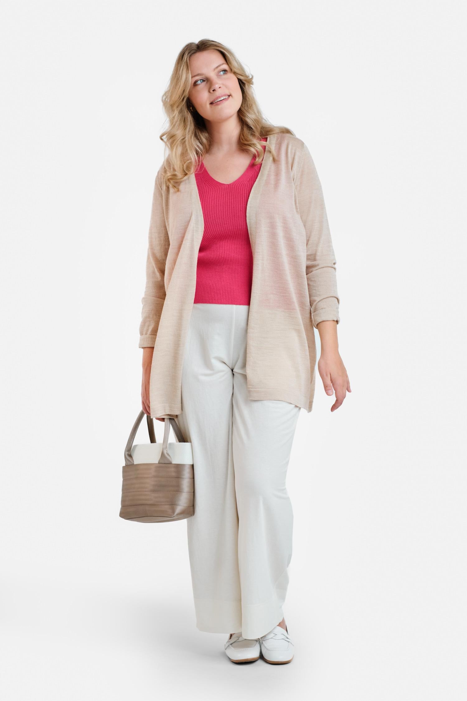 Breeze- ohut neuletakki, beige