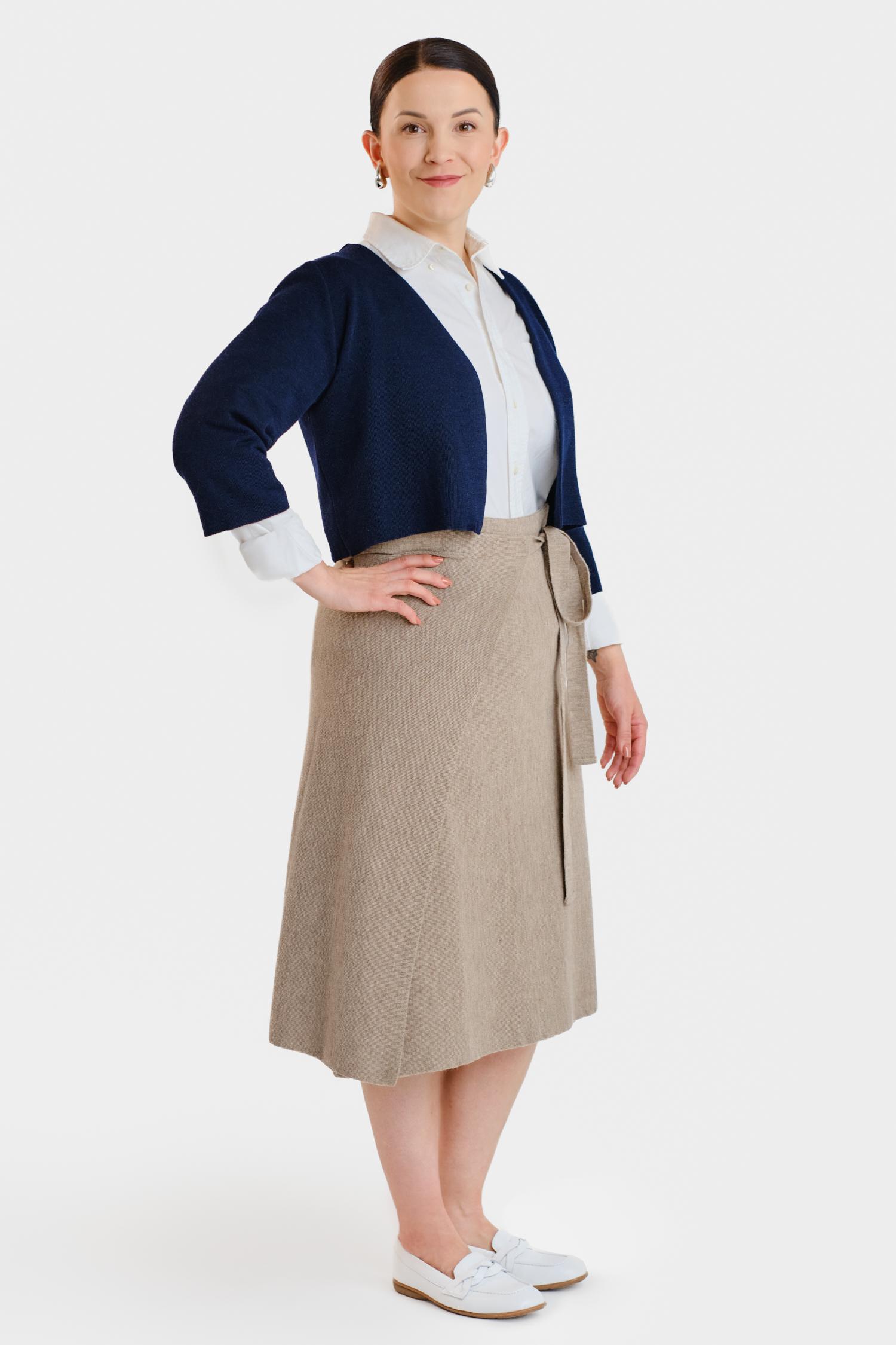 Haiku-neuletakki, Navy, XS, 1 LK, #7409