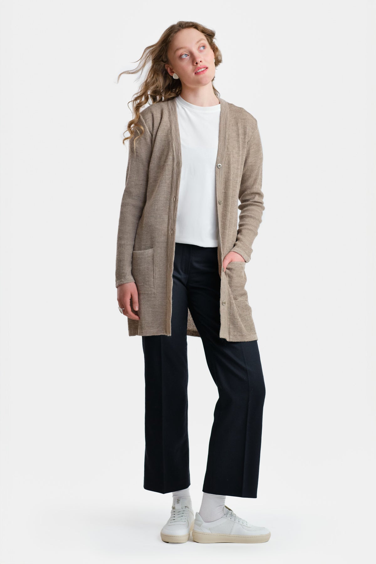 Rain 2.0-neuletakki, Greige, S, 2 LK, #7567