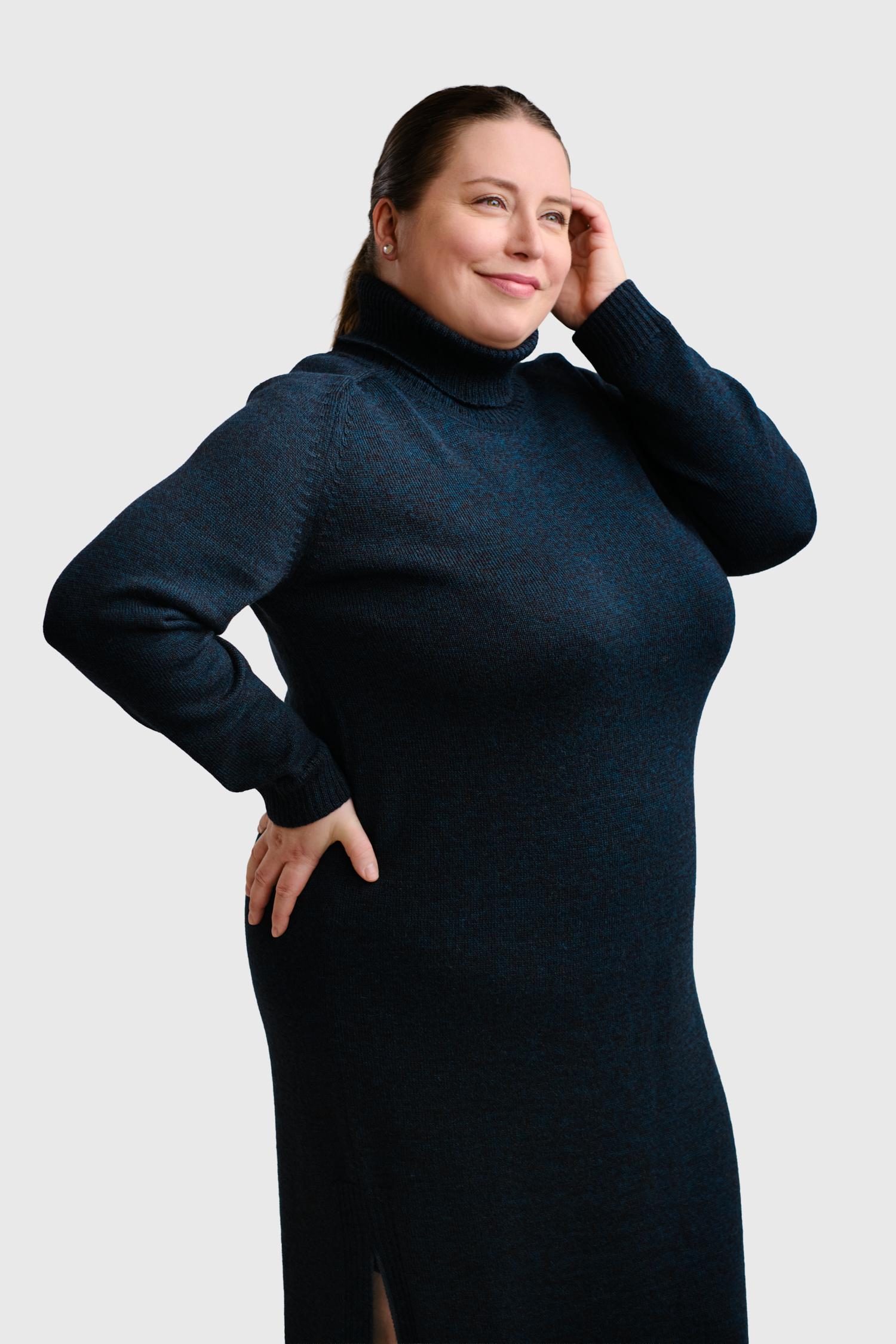 Cozy-maksimekko, Tumma petrooli, XL/XXL, 1 LK, #7364