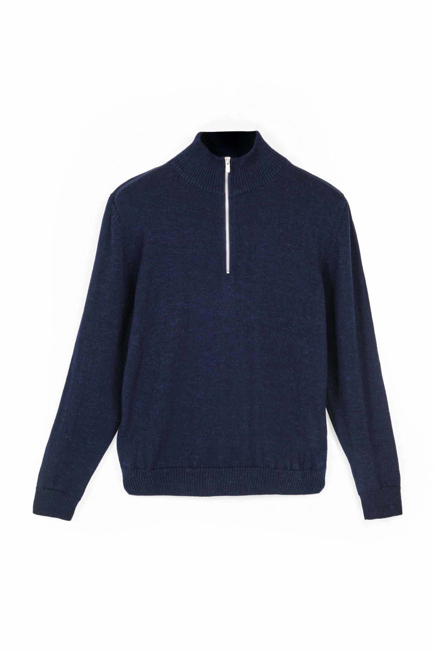 Half Zip-neulepusero, navy