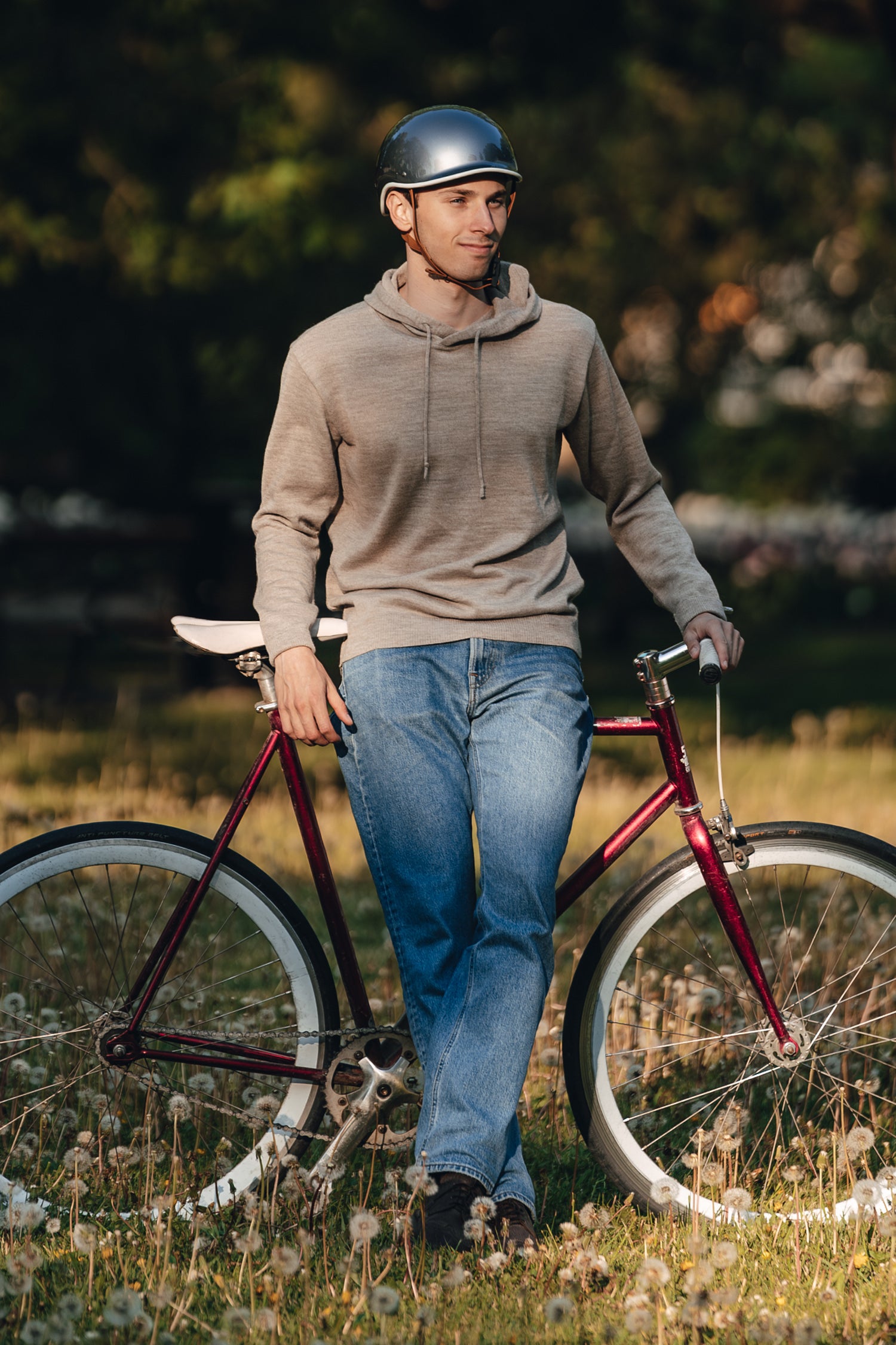 Hoodie-alpakkahuppari, greige (vanha malli)