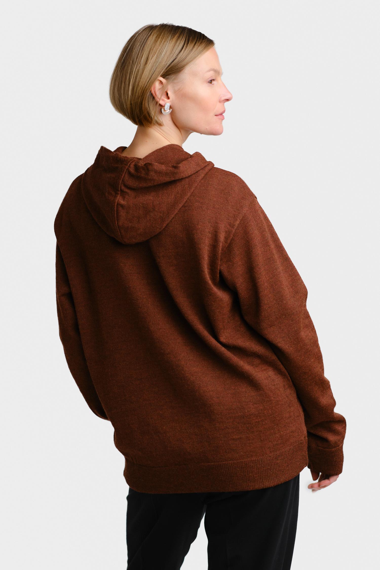 Hoodie-neulehuppari, mahonki