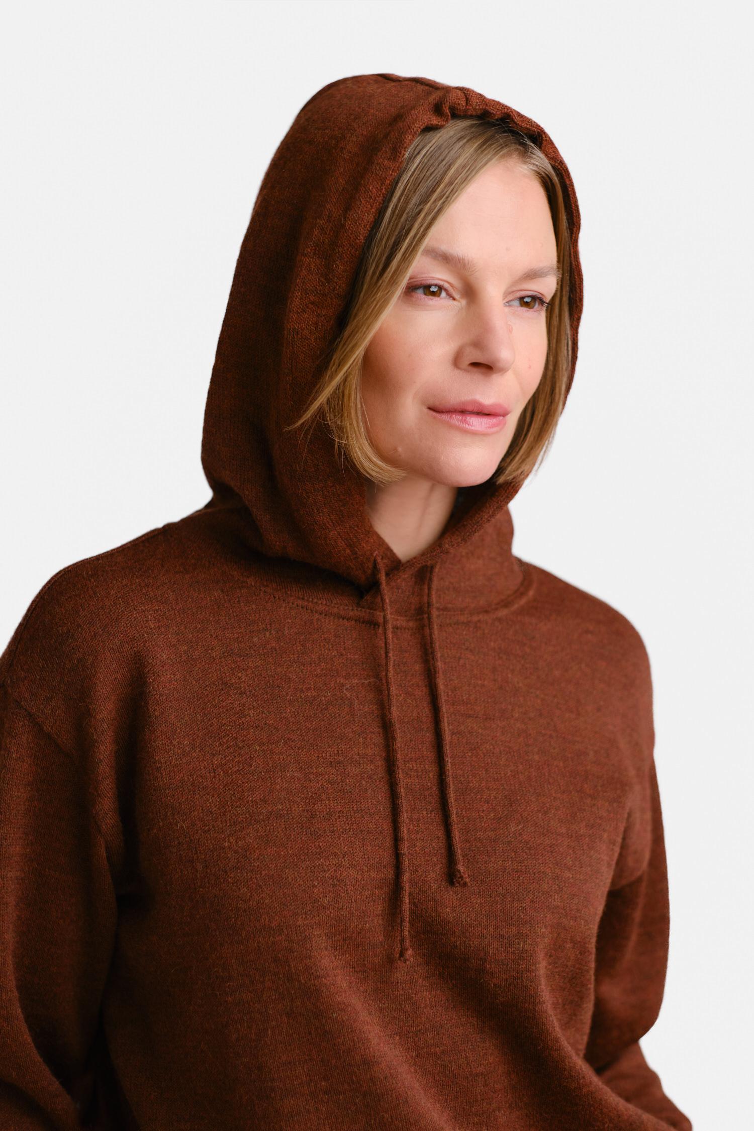 Hoodie-neulehuppari, mahonki
