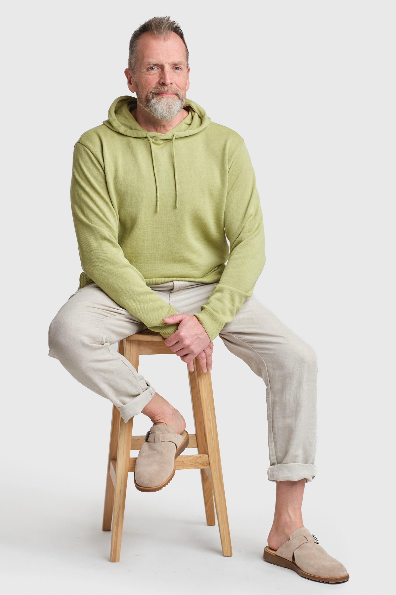 Hoodie-alpakkahuppari, päärynä