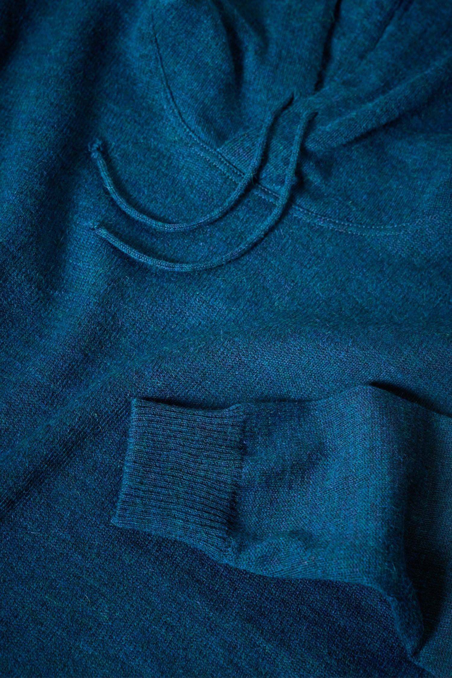 Hoodie-alpakkahuppari, petrooli
