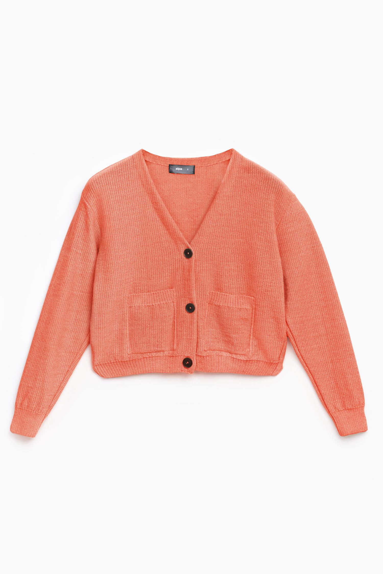 Petiole-neuletakki, Persikka, XL, 1 LK, #7430