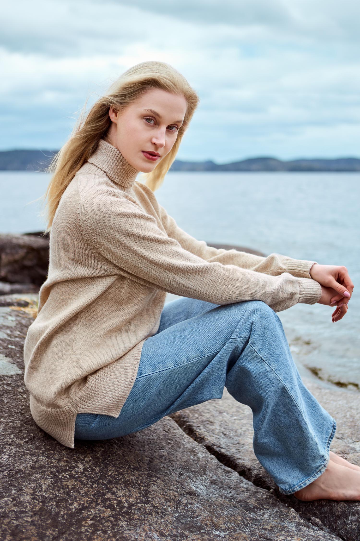 Mellow-pooloneule, Beige, XS/S, 1 LK, #6453