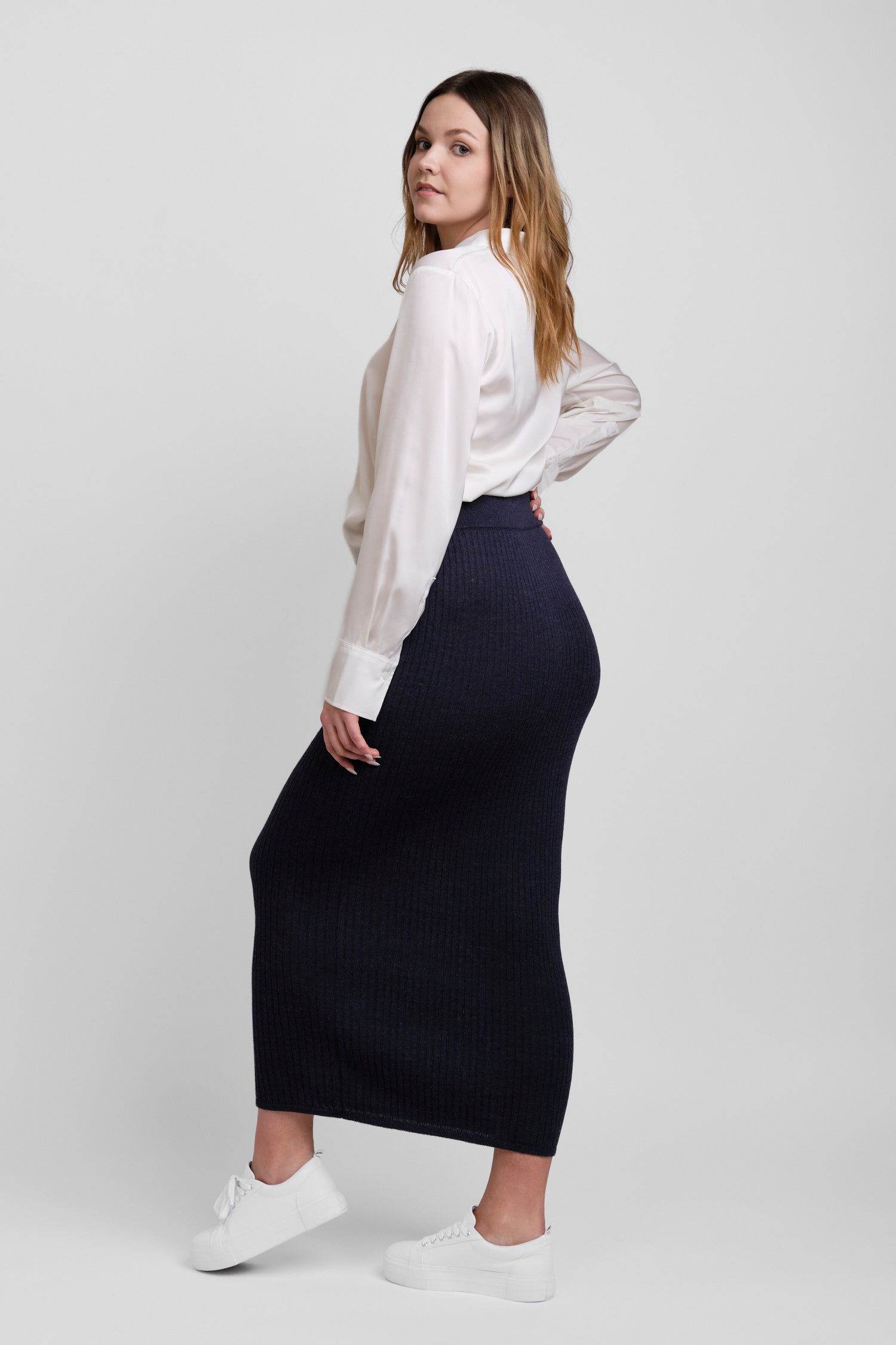 Tulip-neulehame, Navy, S, 1 LK, #6732