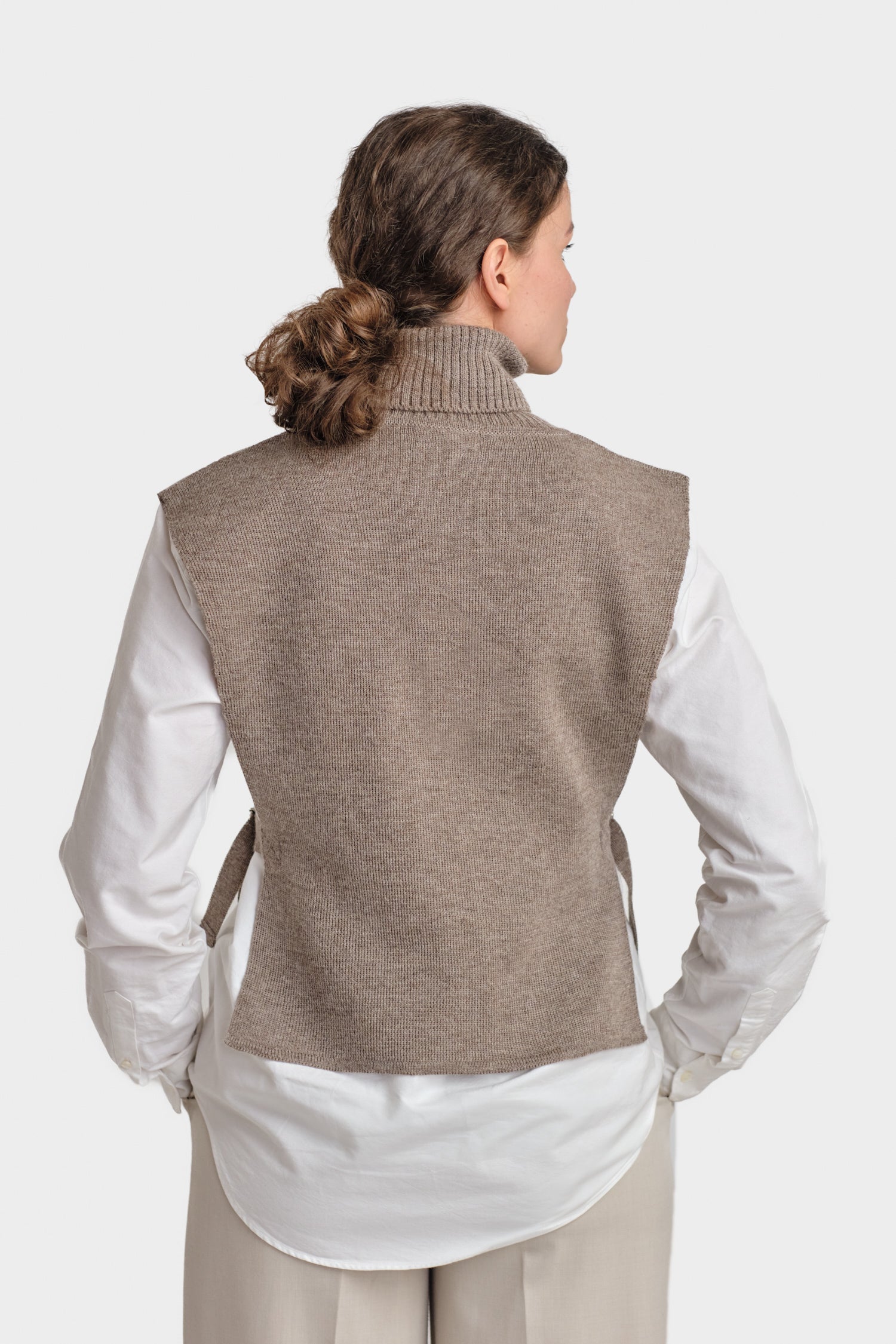 Solace-liivikauluri, Tumma greige, XL/XXL, 1 LK, #7360