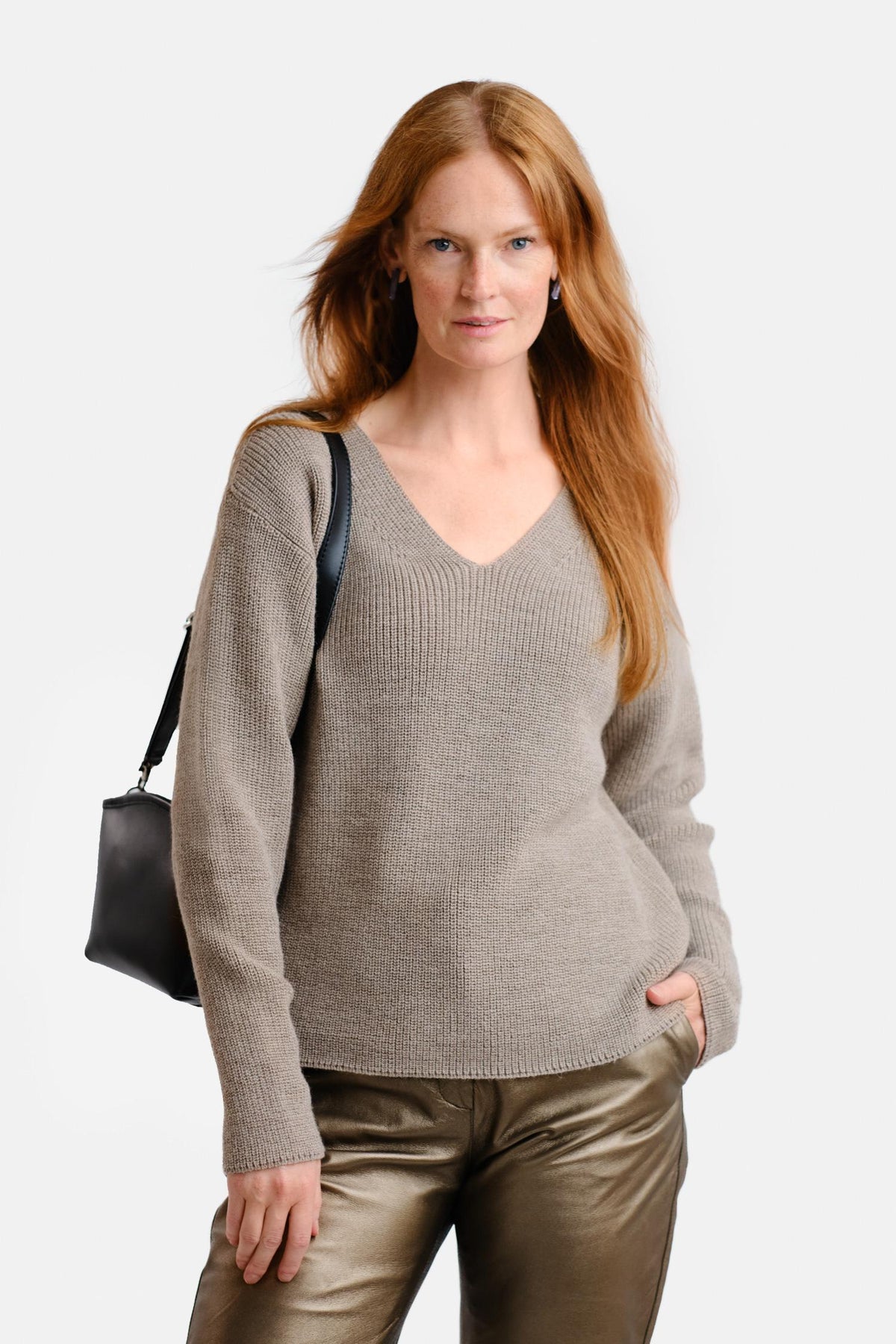 Chunky-neulepaita, Greige, M, 1 LK, #6999