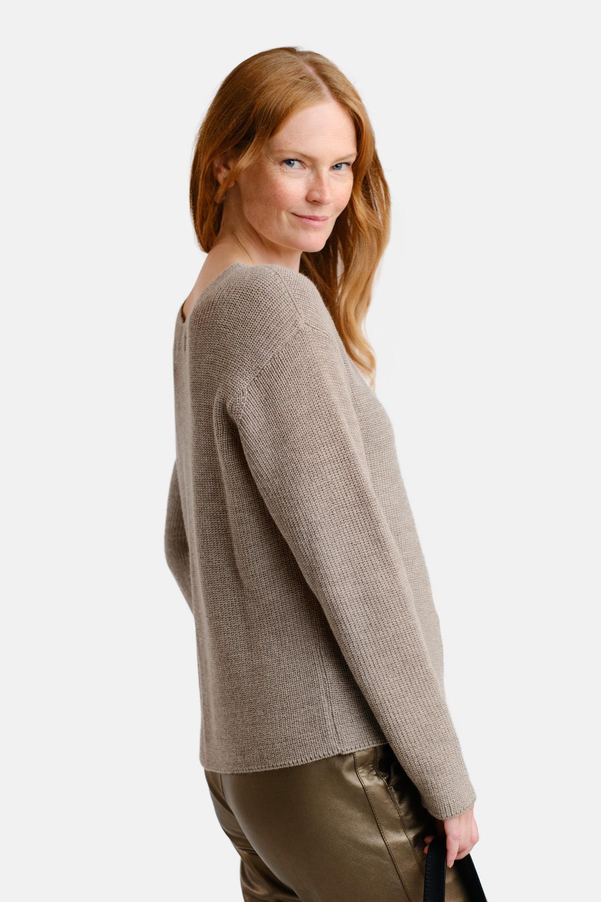 Chunky-neulepaita, Greige, M, 1 LK, #6999