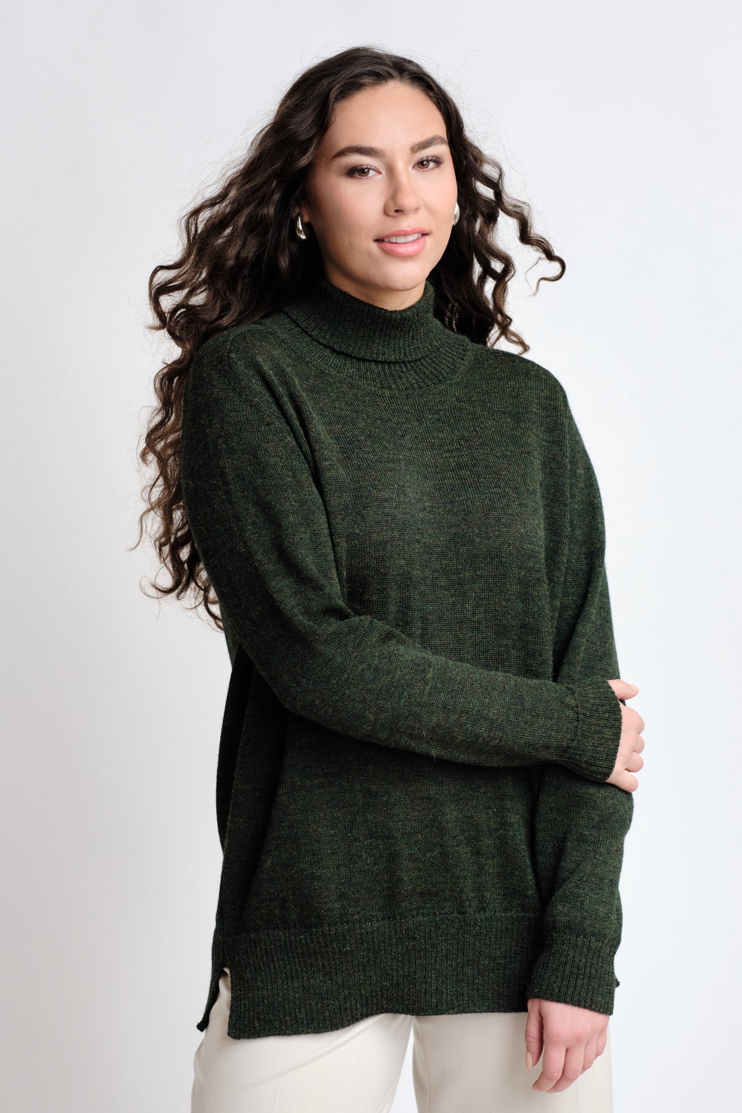 Mellow-pooloneule, Metsänvihreä, XL/XXL, 1 LK, #7512